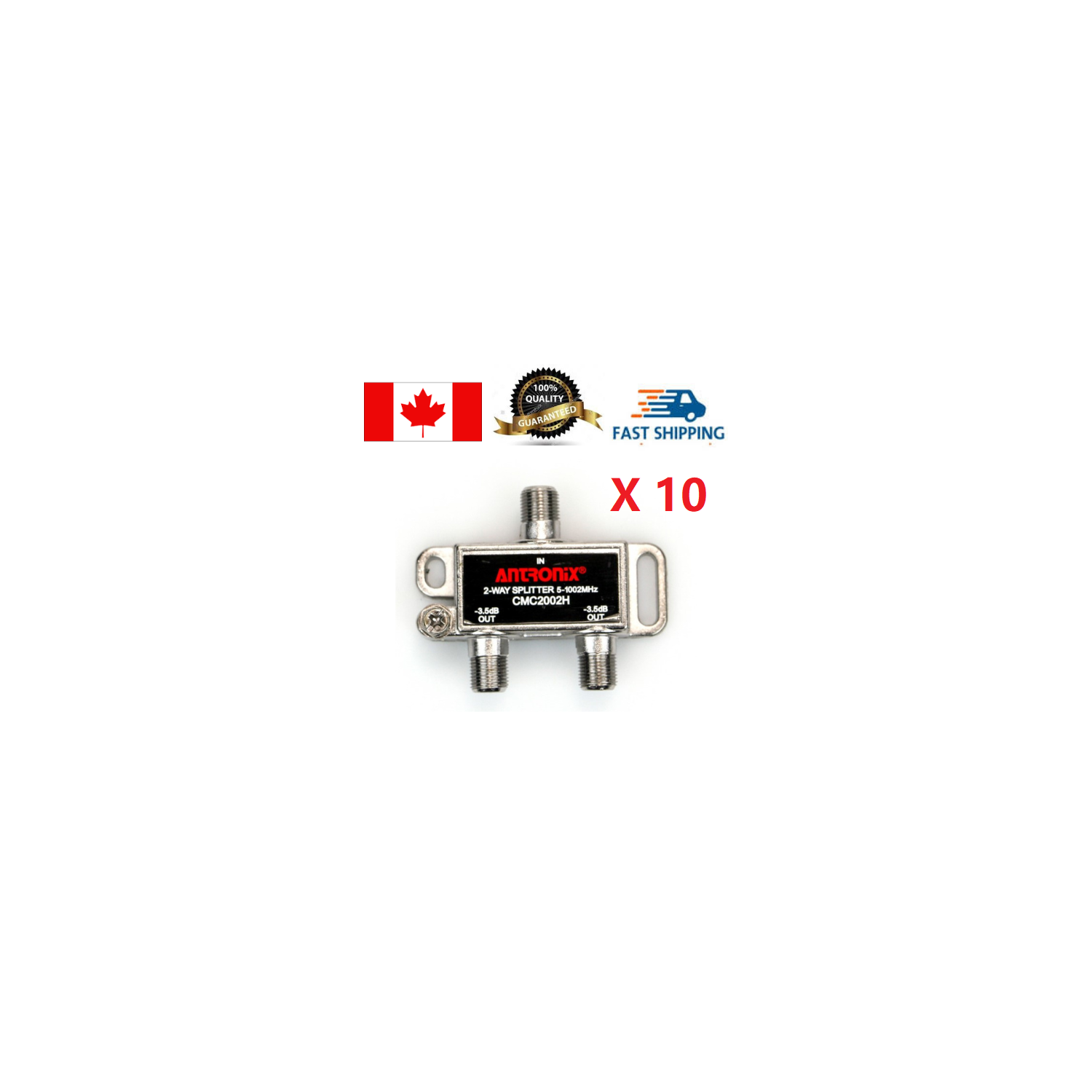 Antronix 2-Way Splitter, CMC2002H,10 pcs