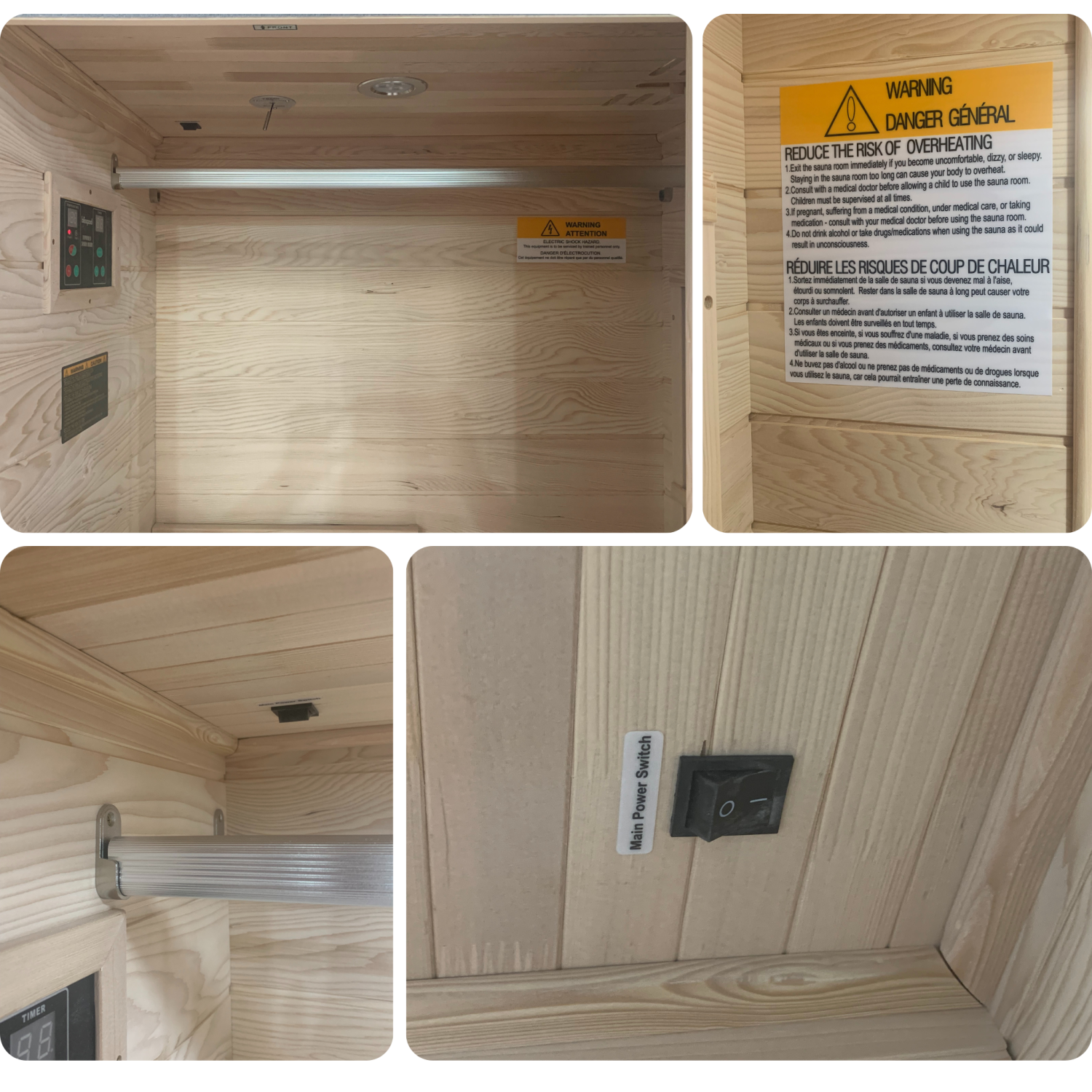 Blisspod | Vienne | Sauna à infrarouge lointain | FEM très faible en pruche canadienne | 72,8" H x 35,4" L x 25,6" P | 1 personne | Noir