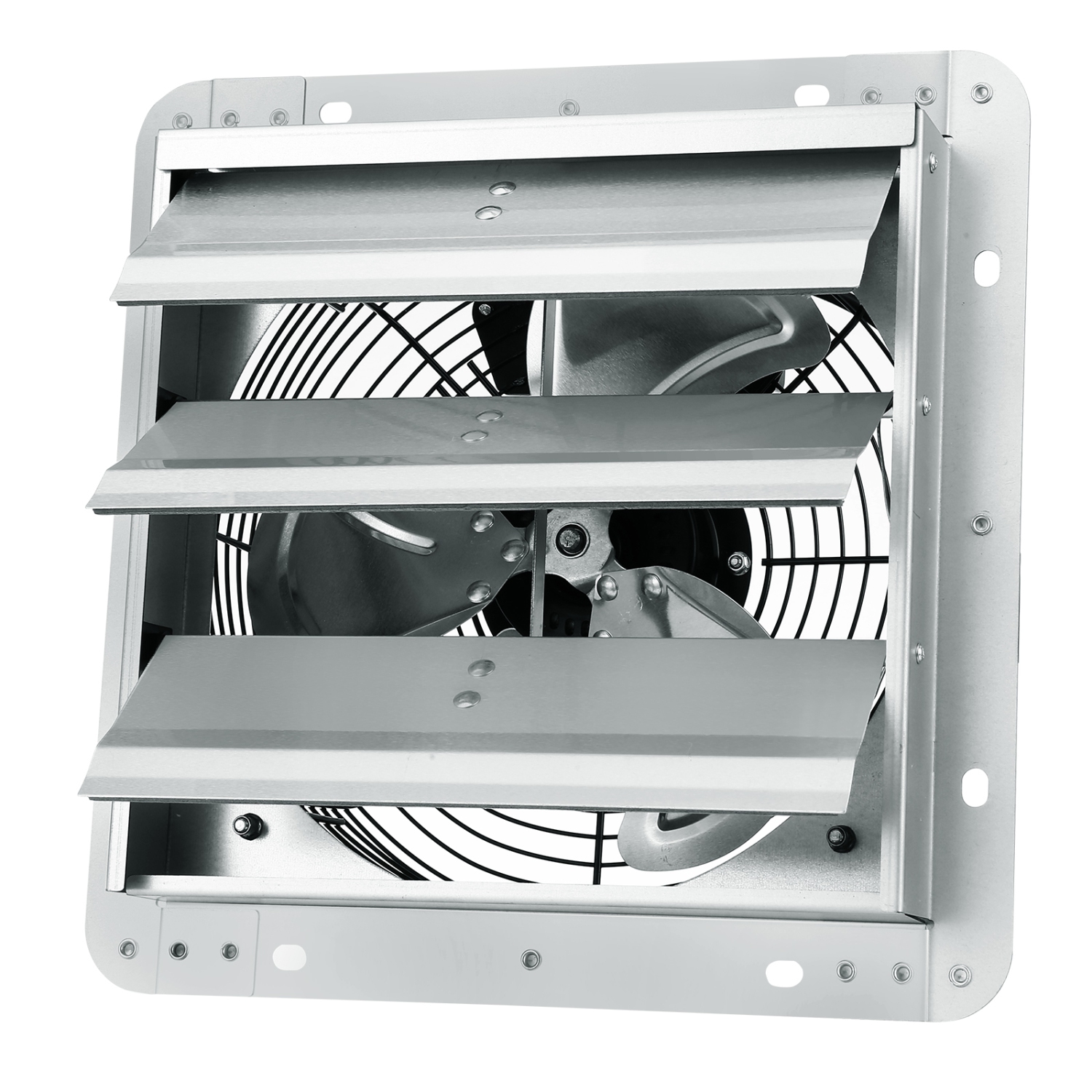 VEVOR 10'' Shutter Exhaust Fan, with Speed Controller, AC-motor, 820 CFM, No Assembly Required Wall Mount Attic Fan, Ventilation and Cooling for