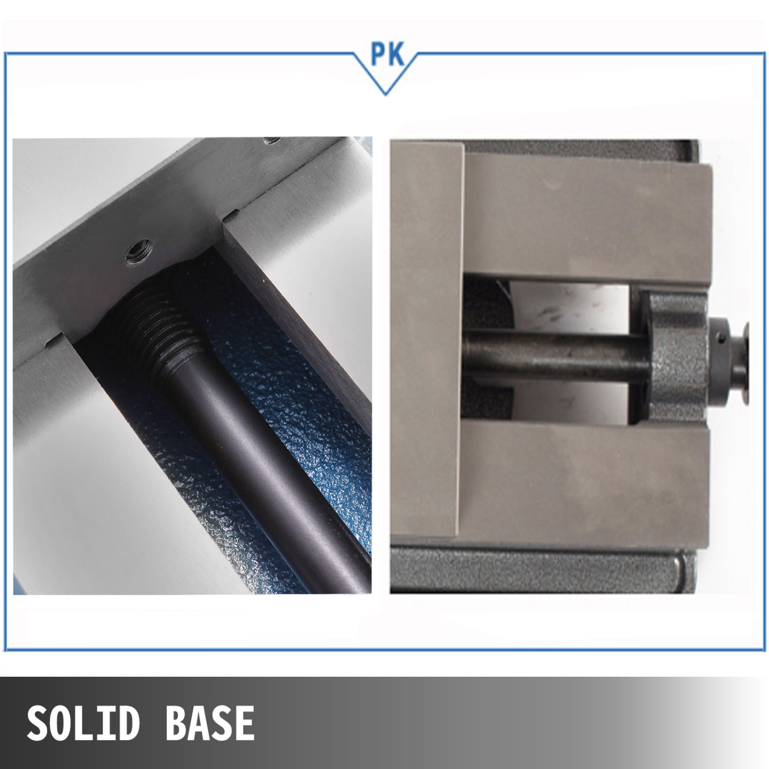 VEVOR 5 Inch ACCU Lock Down Vise Precision Milling Vice 5 Inch Jaw Width Drill Press Vise Milling Drilling Machine Bench Clamp Clamping Vice with 360