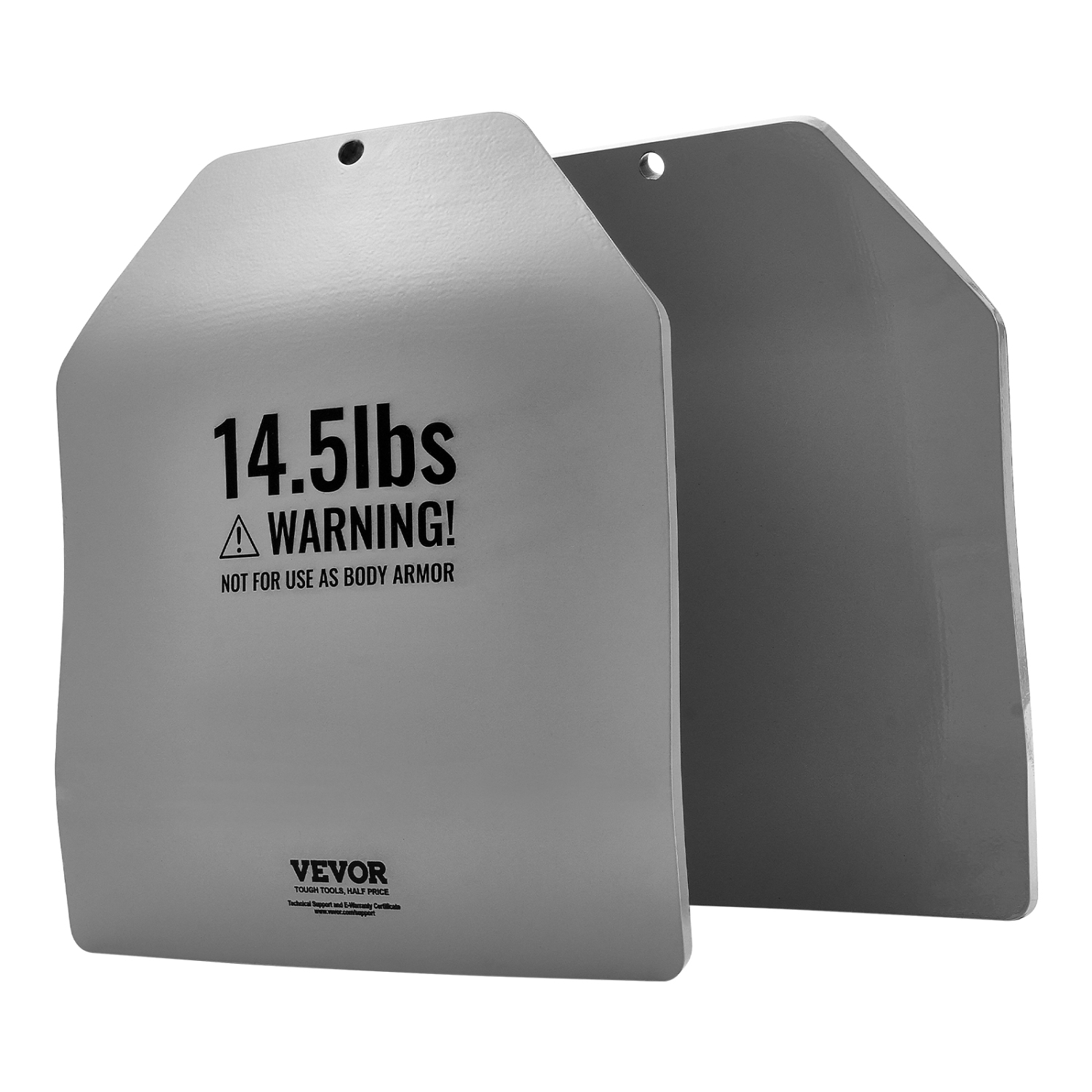 VEVOR 14.5 LB Curved Weight Vest Plates, Premium Steel Weighted plates, Contoured Ergonomic Fit – WODs, Additional Weight for Weight Vests, for