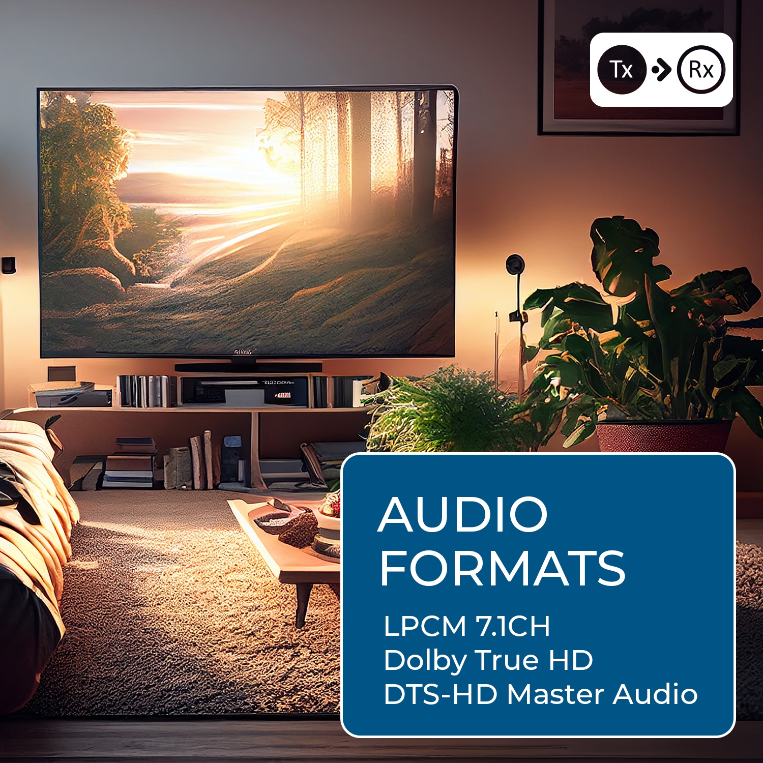 OREI – Répartiteur de prolongateur HDMI™ 1x4 1080p - 230&nbsp;pi (Cat6) HD14-EX132-K.