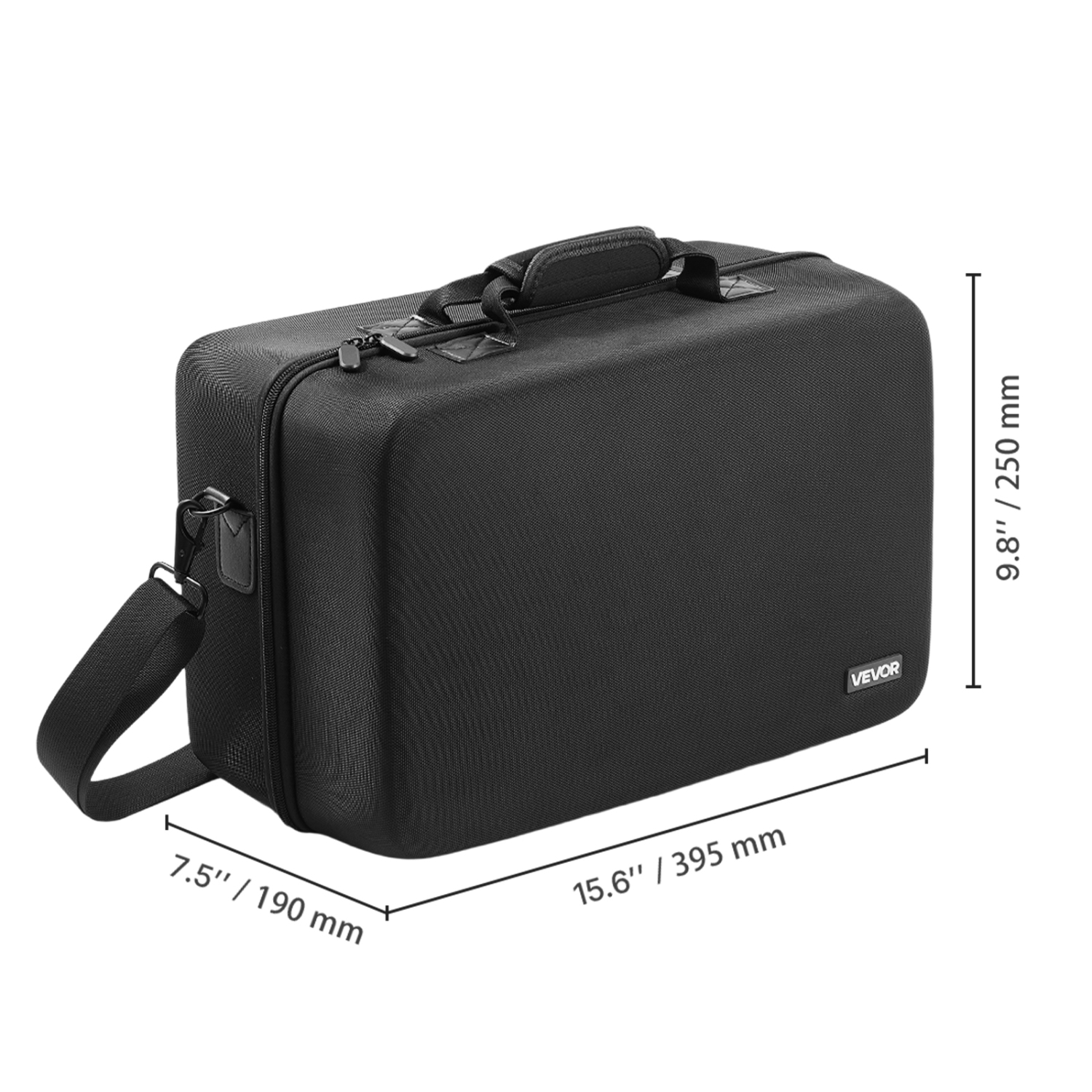 VEVOR PS5 Carrying Case, Travel Bag for Playstation 5 Slim Shockproof EVA, Soft Interior Lining & Padded Dividers for Extra Protection,Spacious