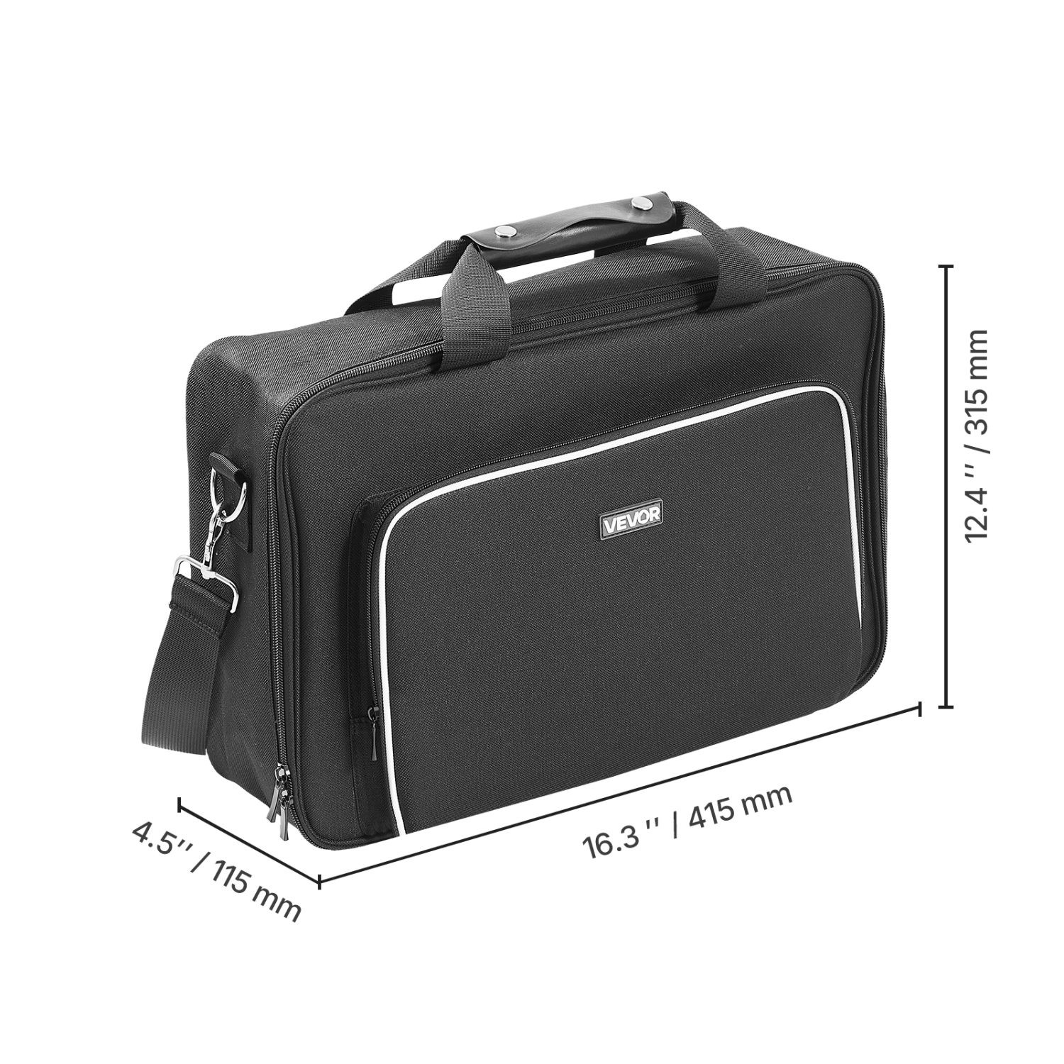 VEVOR PS5 Carrying Case, Travel Bag for Playstation 5 & PS5 Slim Waterproof Nylon, Soft Interior Lining & Padded Dividers for Extra Protection,