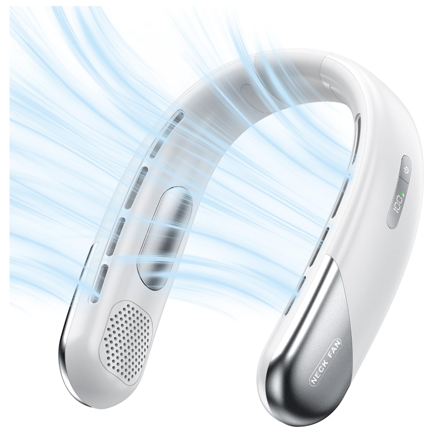 Portable neck fan air conditioning cooling neck fan wearable fan wrapped around the neck charging cooling gift men and women travel essential N25