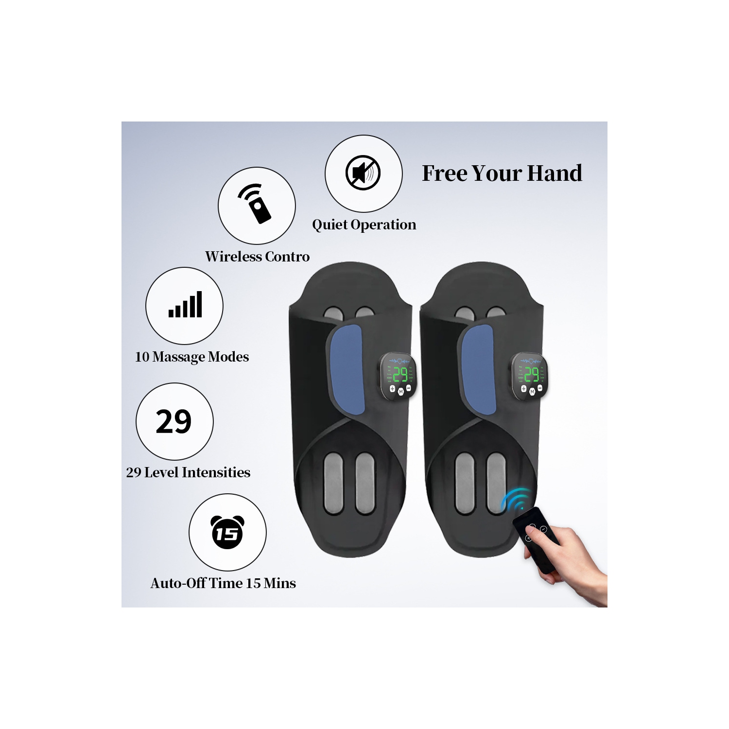 Massage Foot Pad EMS Acupoint Pulse Foot Massager Foot Meridian Massager