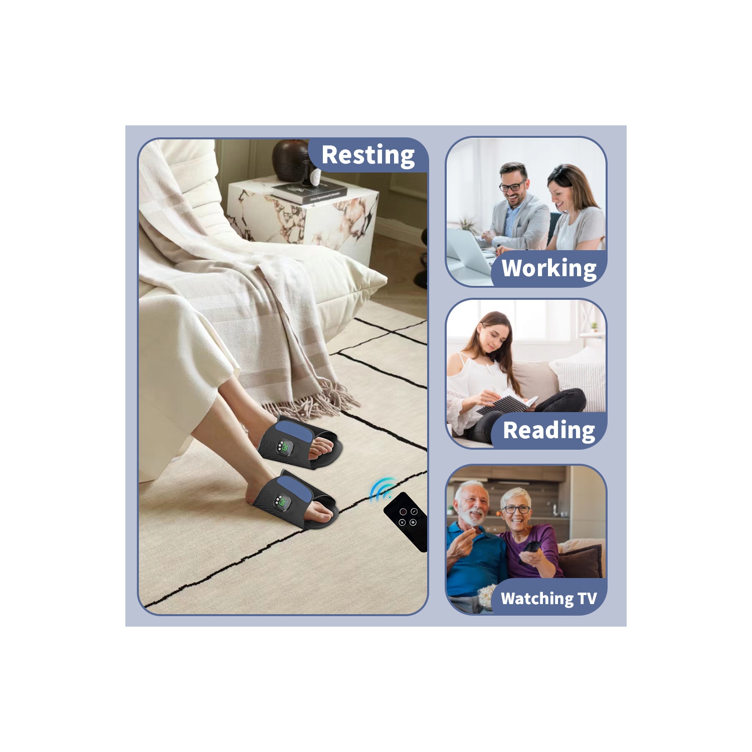 Massage Foot Pad EMS Acupoint Pulse Foot Massager Foot Meridian Massager