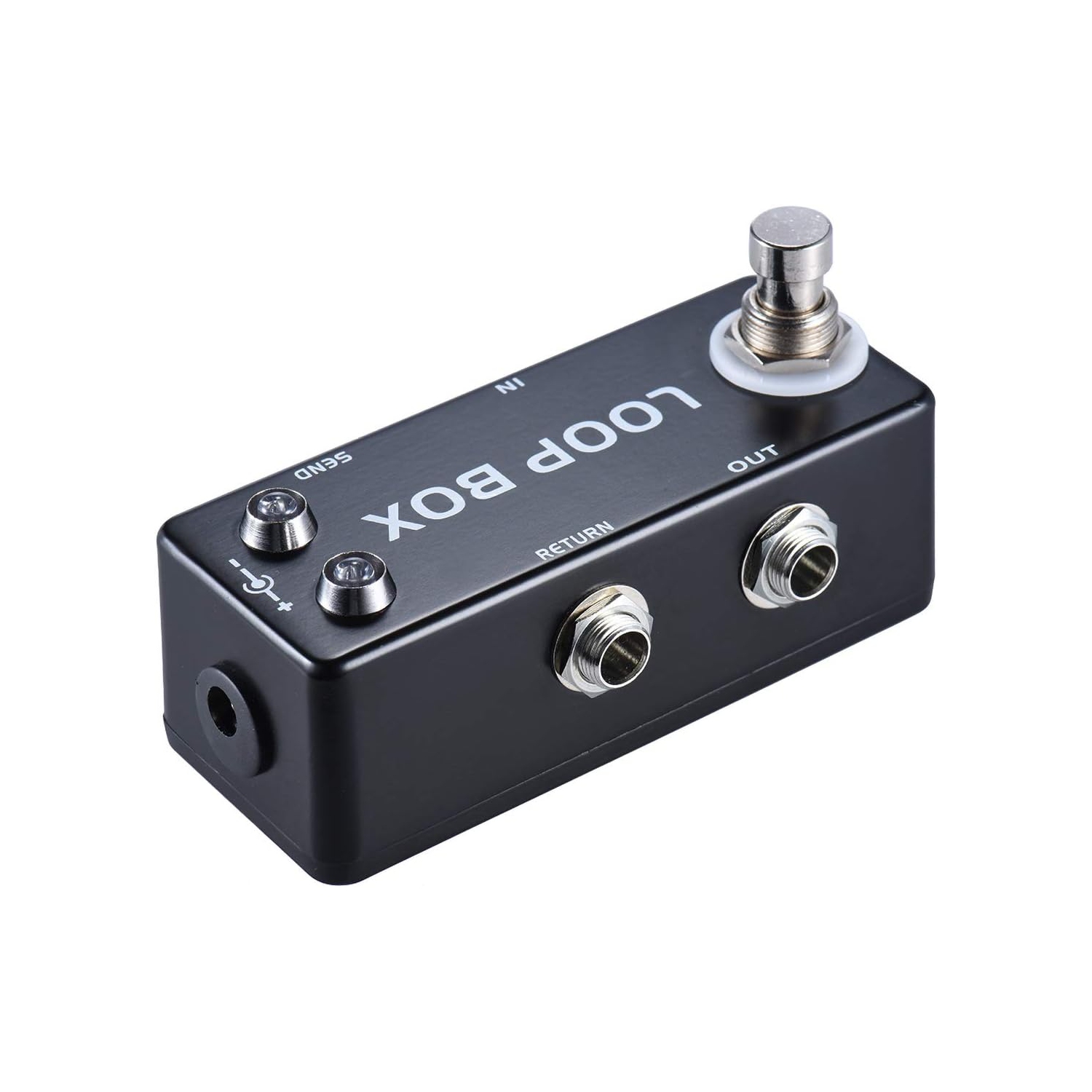 Commutateur de boucle d'instrument multifonction - commutateur de boucle d'effets/double instrument mini-boîtier en alliage de zinc