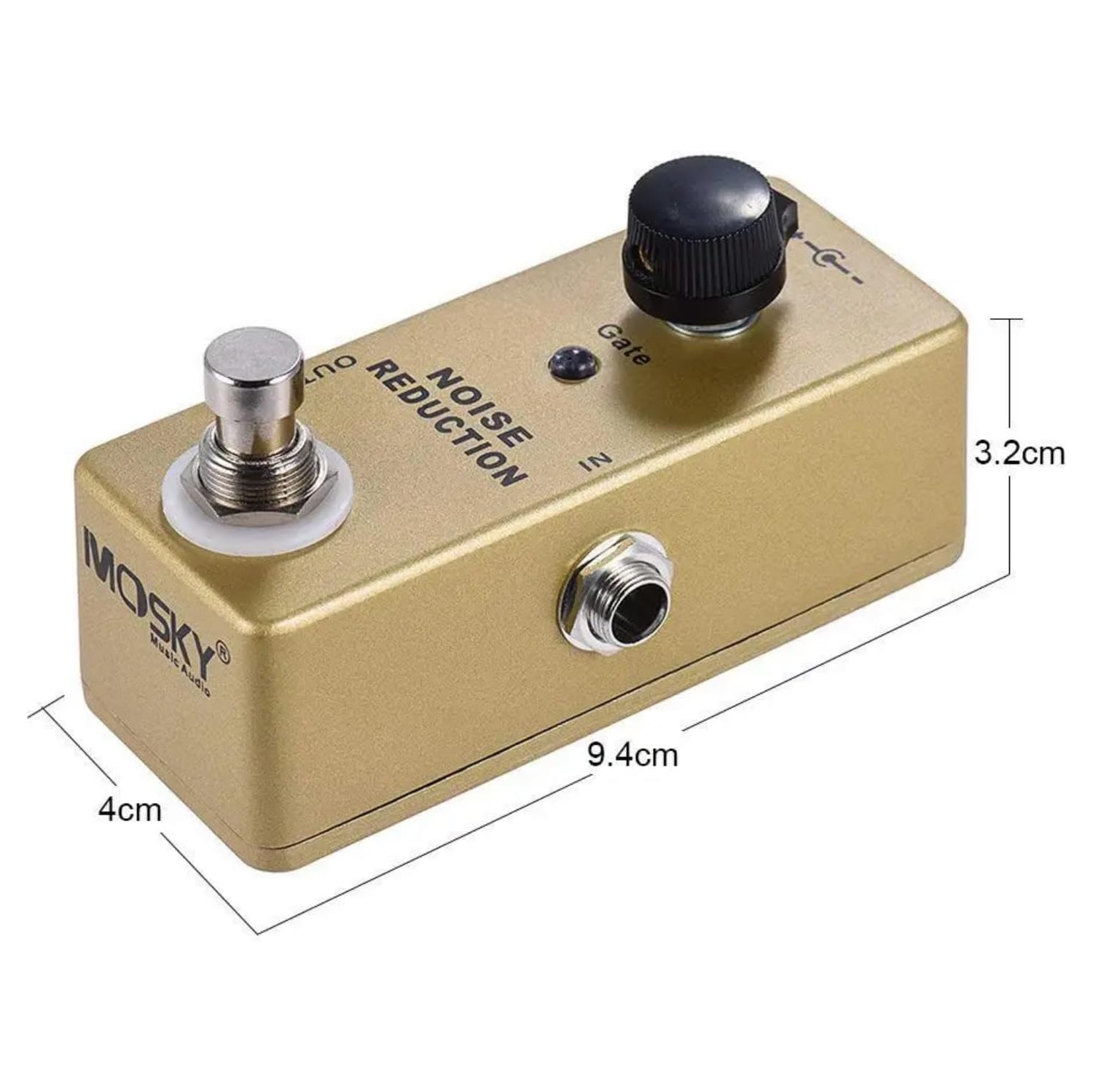 Professional noise reduction gate guitar effects pedal - 26dB efficient noise reduction True bypass design Single knob threshold adjustment
