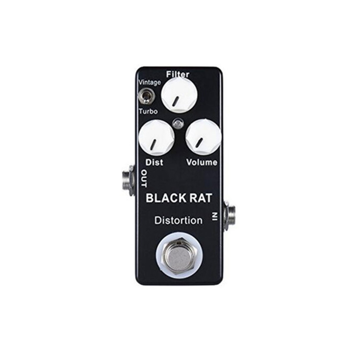 Pédale d'effets de distorsion à deux modes pour guitare - Son de souris classique / Commutateur sonore de souris Turbo Circuit analogique complet