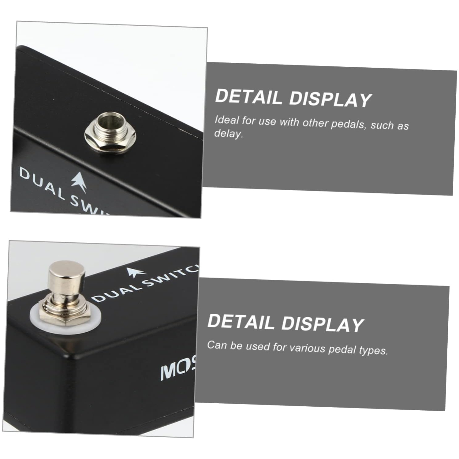 Professional dual-control pedal | Ultra-thin metal body | Multi-device compatible | Portable performance tool