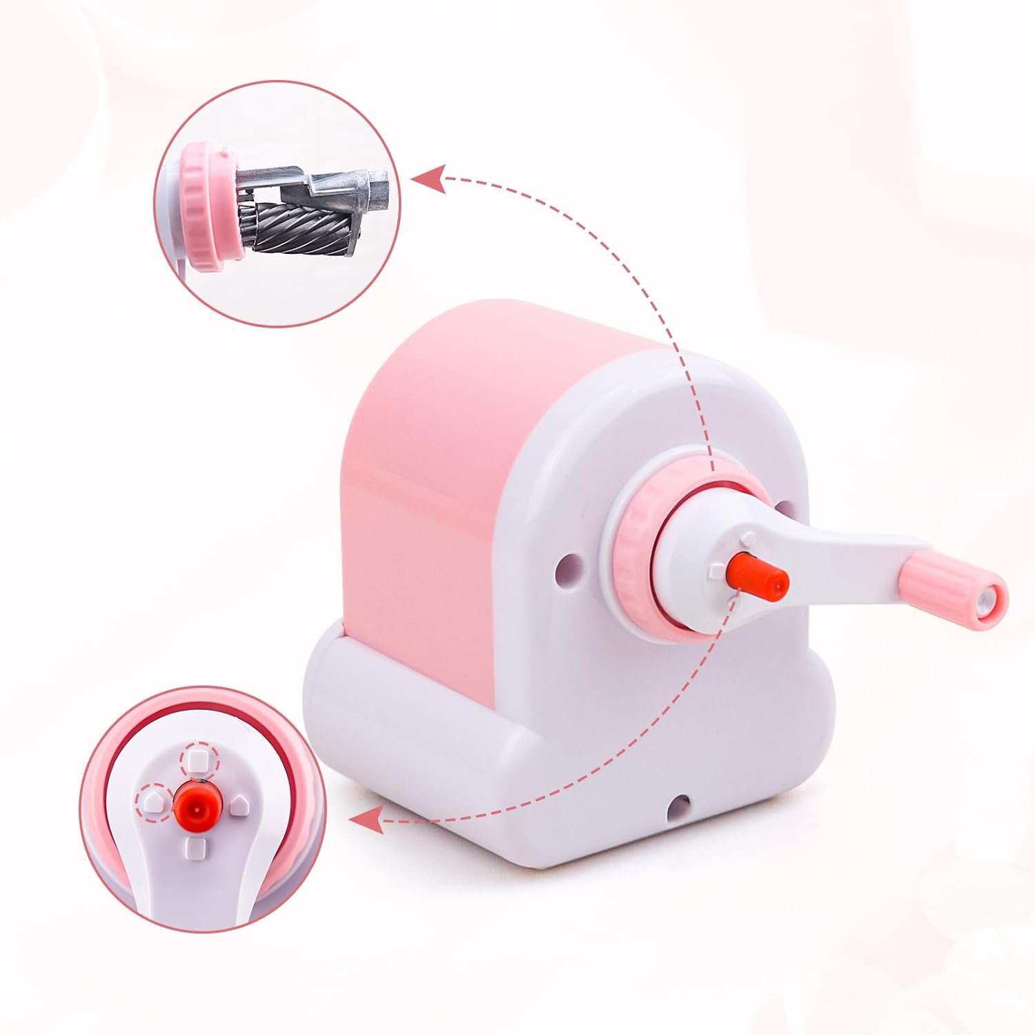 Cute Kawaii Pencil Sharpener, Cartoon Small Manual Pencil Sharpener, Fun Rainbow Manual Pencil Sharpener, Suitable for Home School Office