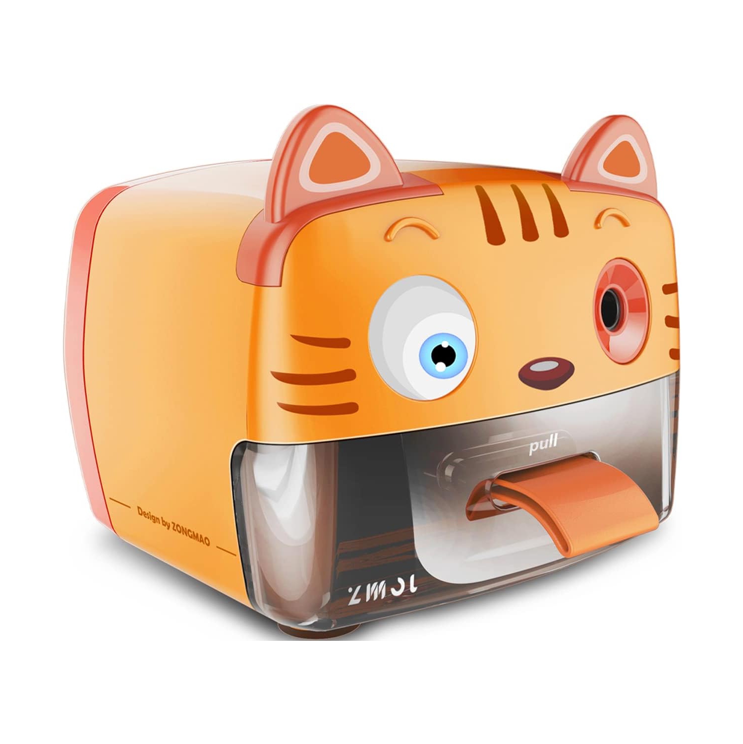 Classroom pencil sharpener, cute plug-in children's pencil sharpener, automatic stop pencil sharpener
