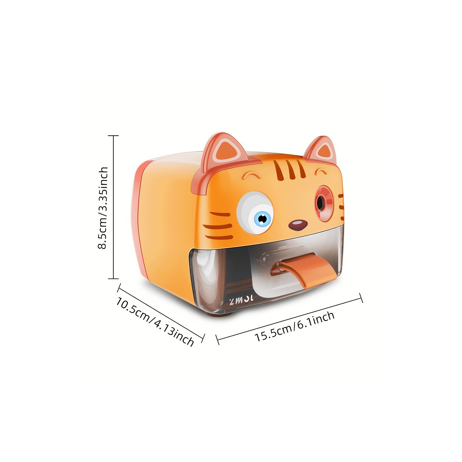Classroom pencil sharpener, cute plug-in children's pencil sharpener, automatic stop pencil sharpener