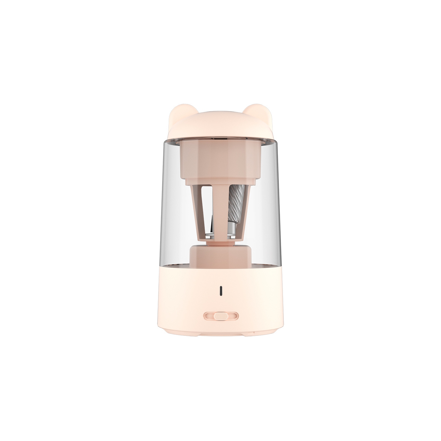 Electric Pencil Sharpener, Fully Automatic Pencil Sharpener, Rechargeable Pencil Sharpener for 0.255-0.315 Inch Colored Pencils - Light Apricot