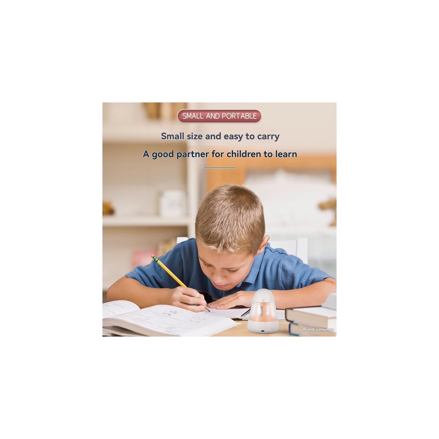 Taille-crayon électrique, pile rechargeable 1500&nbsp;mAh intégrée, adapté aux crayons de ≥7&nbsp;cm, affûtage rapide et automatique