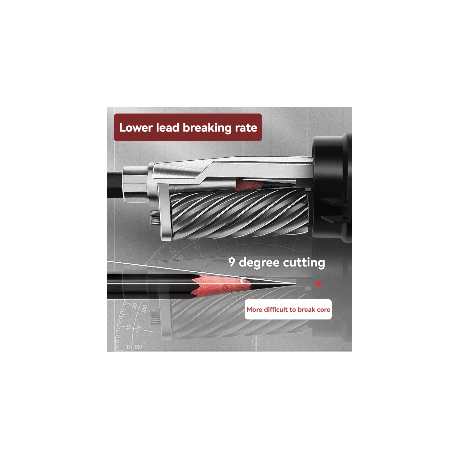 Sketching art student pencil sharpener Sketching pencil sharpener school supplies-black