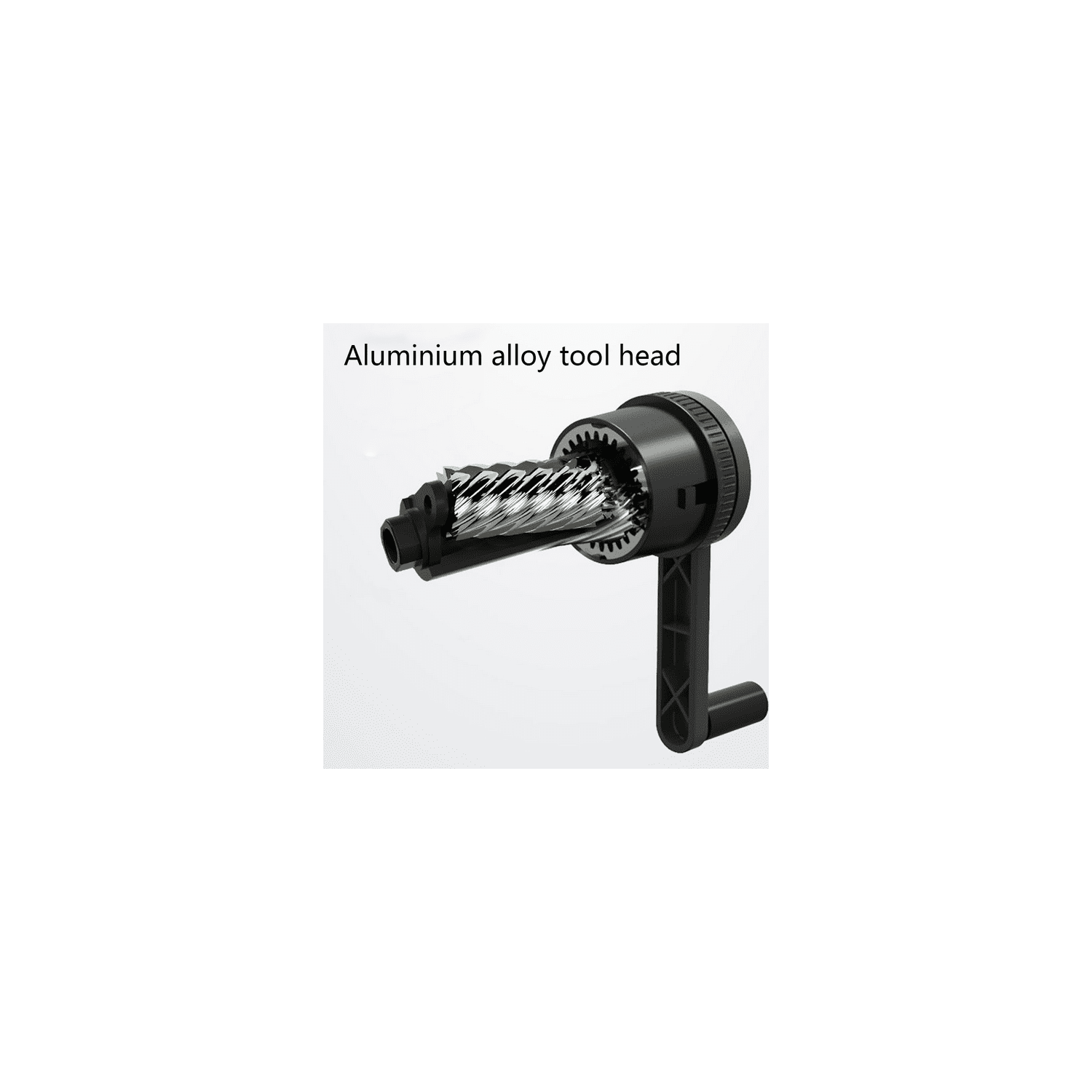 Manual pencil sharpener for art students, 5-speed hand-cranked pencil sharpener for sketching - yellow