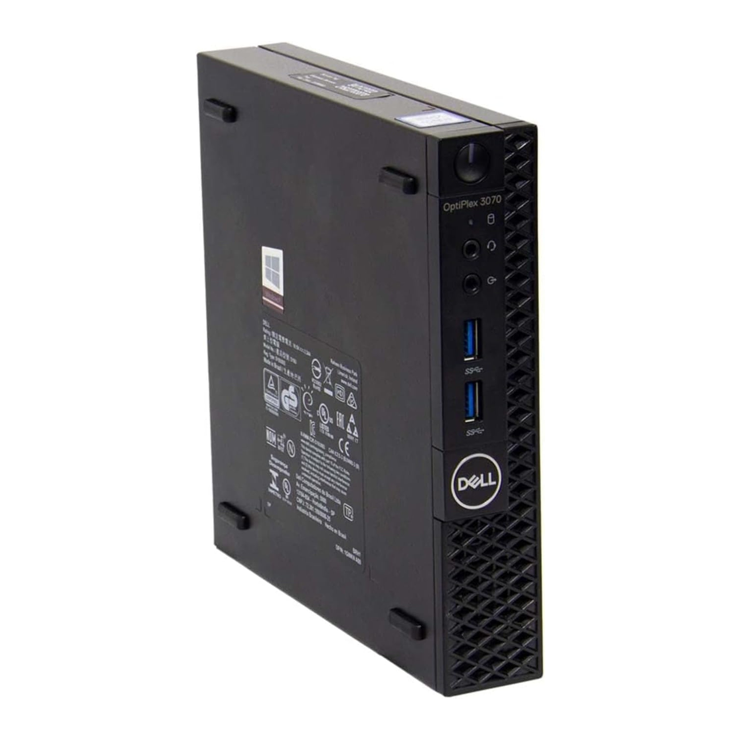 Refurbished - Dell OptiPlex 3070 MFF Micro Desktop PC | i3-9100 3.1 GHz | 8GB RAM | 256GB SSD | WiFi | Windows 11 Pro