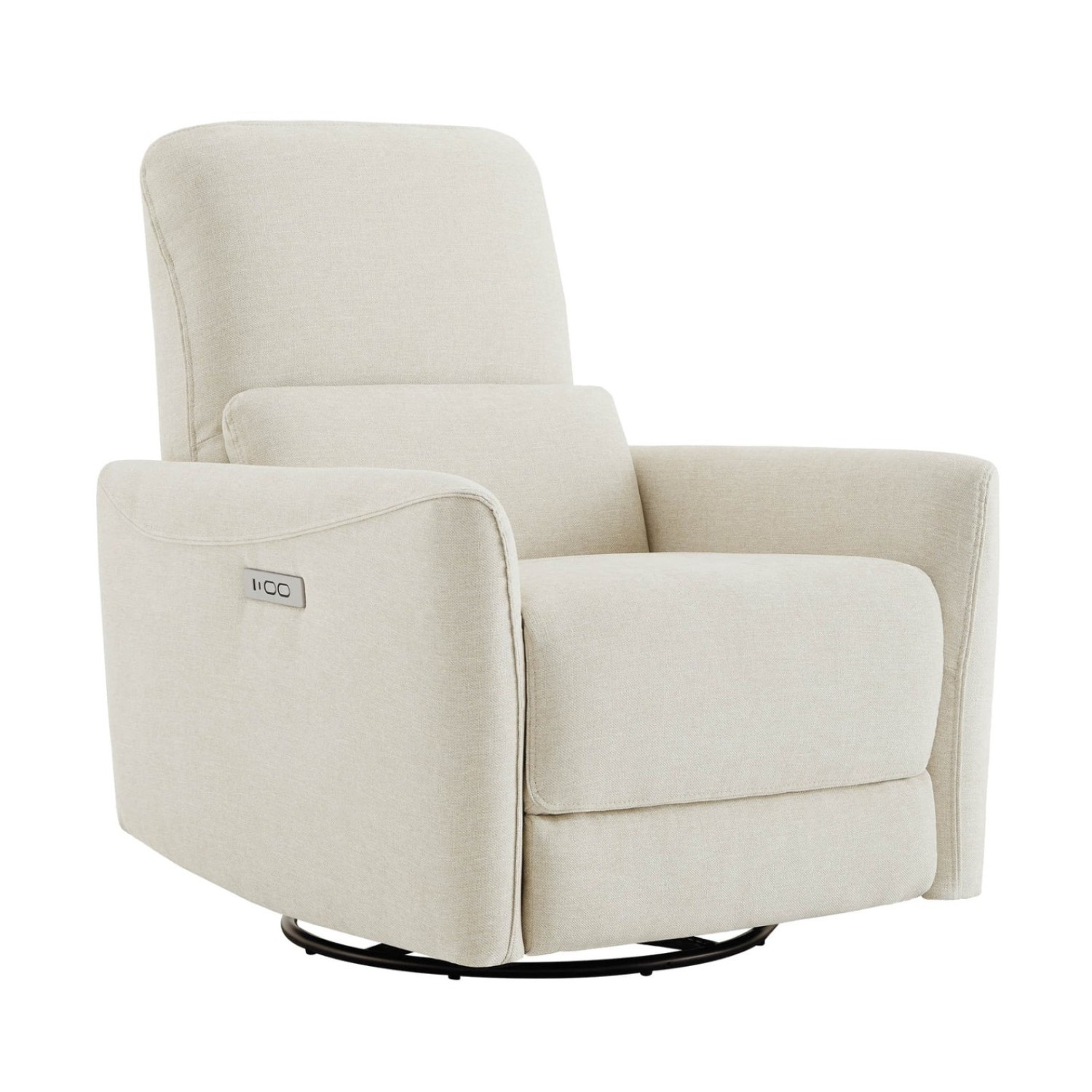 Valencia Kirstin Performance Fabric Swivel Glider Recliner Chair, Beige