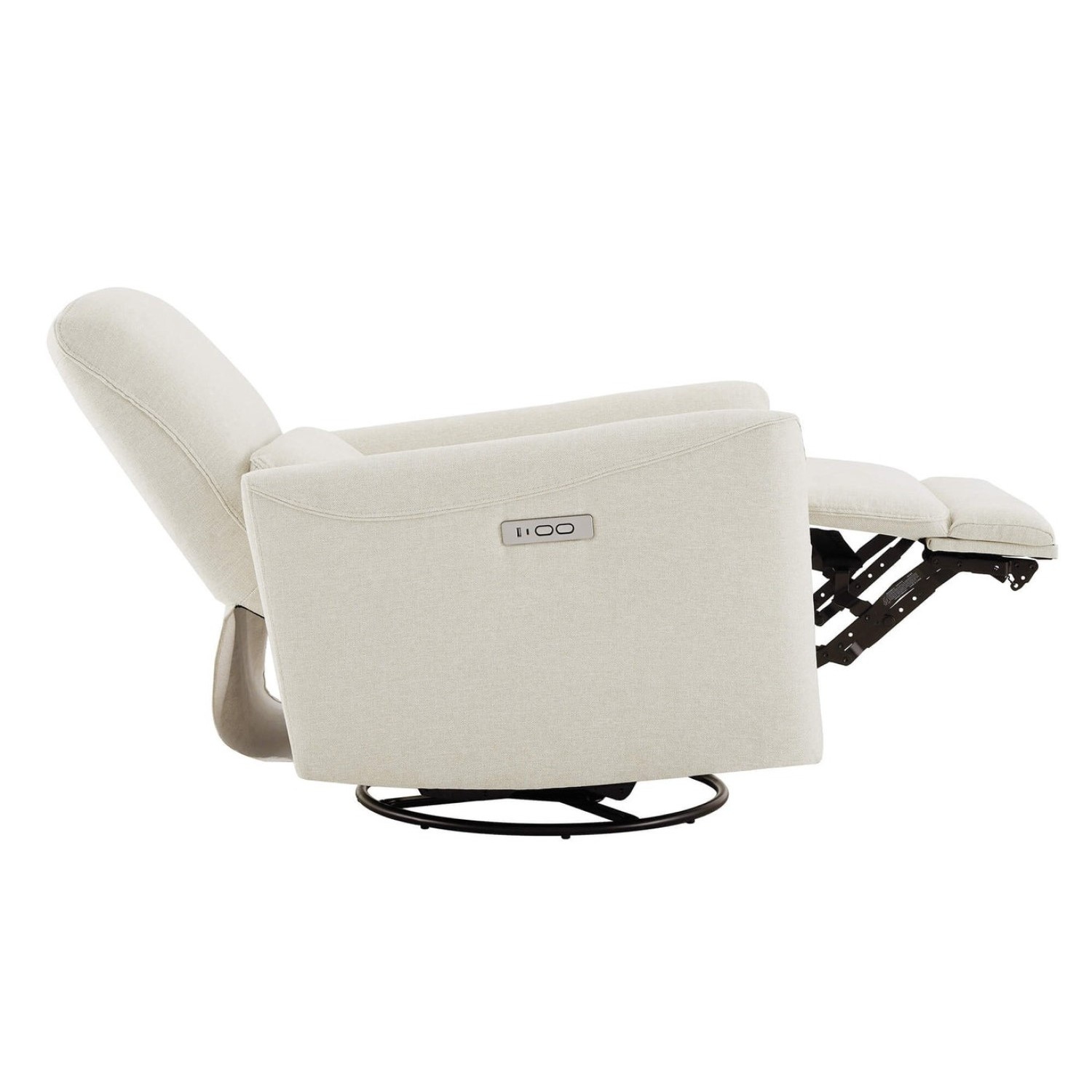 Valencia Kirstin Performance Fabric Swivel Glider Recliner Chair, Beige