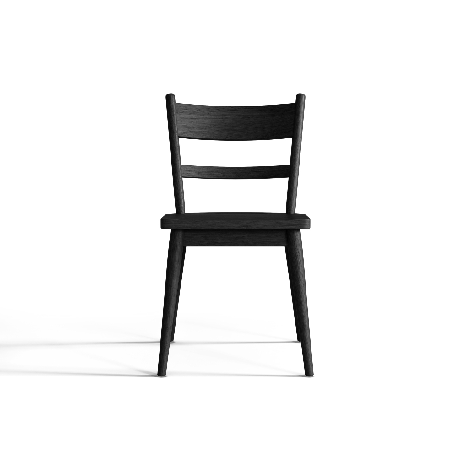 Valencia Rocco Wood Dining Chair, Black
