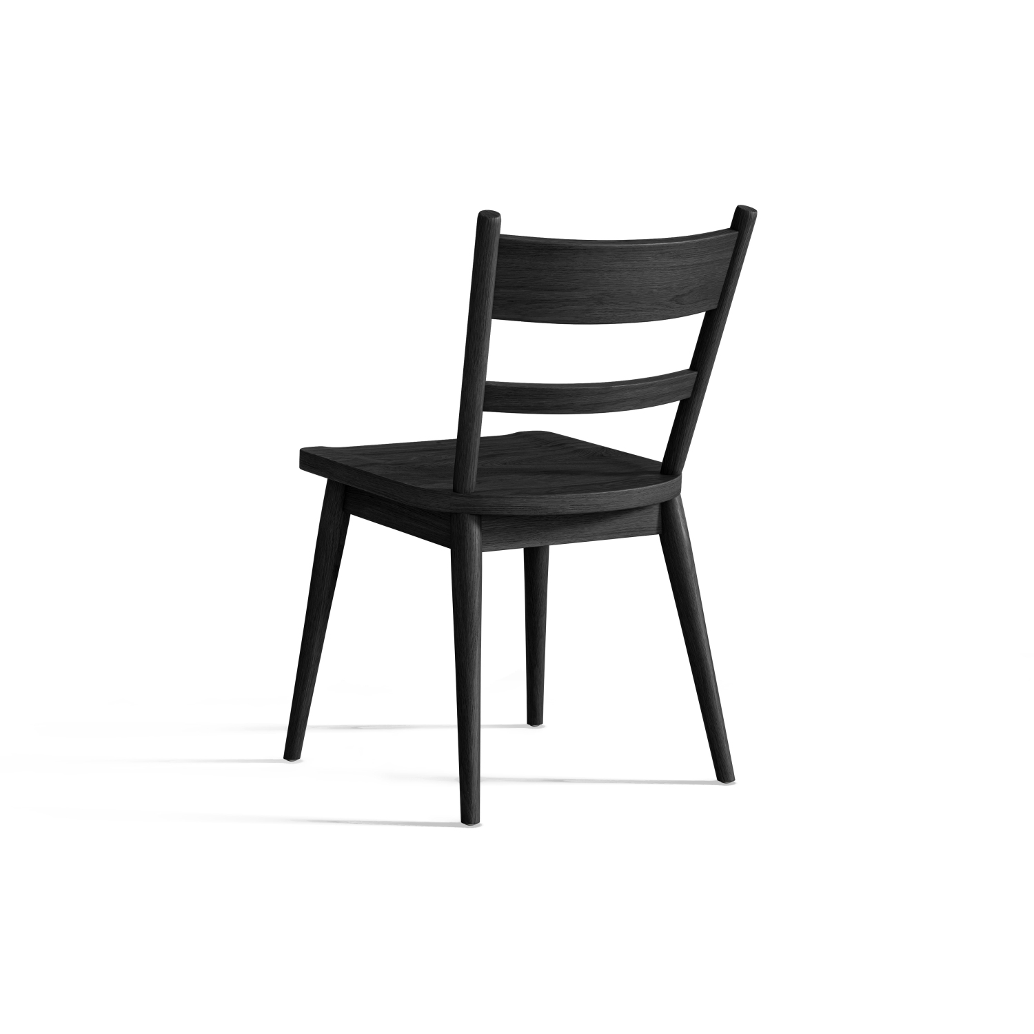 Valencia Rocco Wood Dining Chair, Black