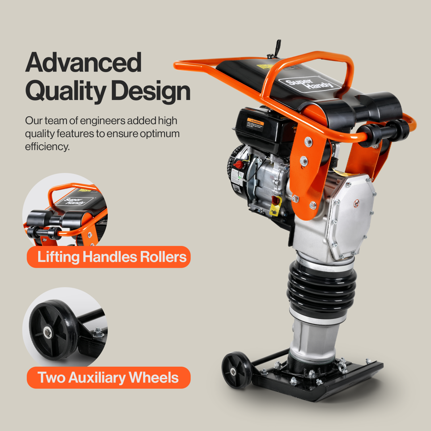 SuperHandy Jumping Jack Tamping Rammer