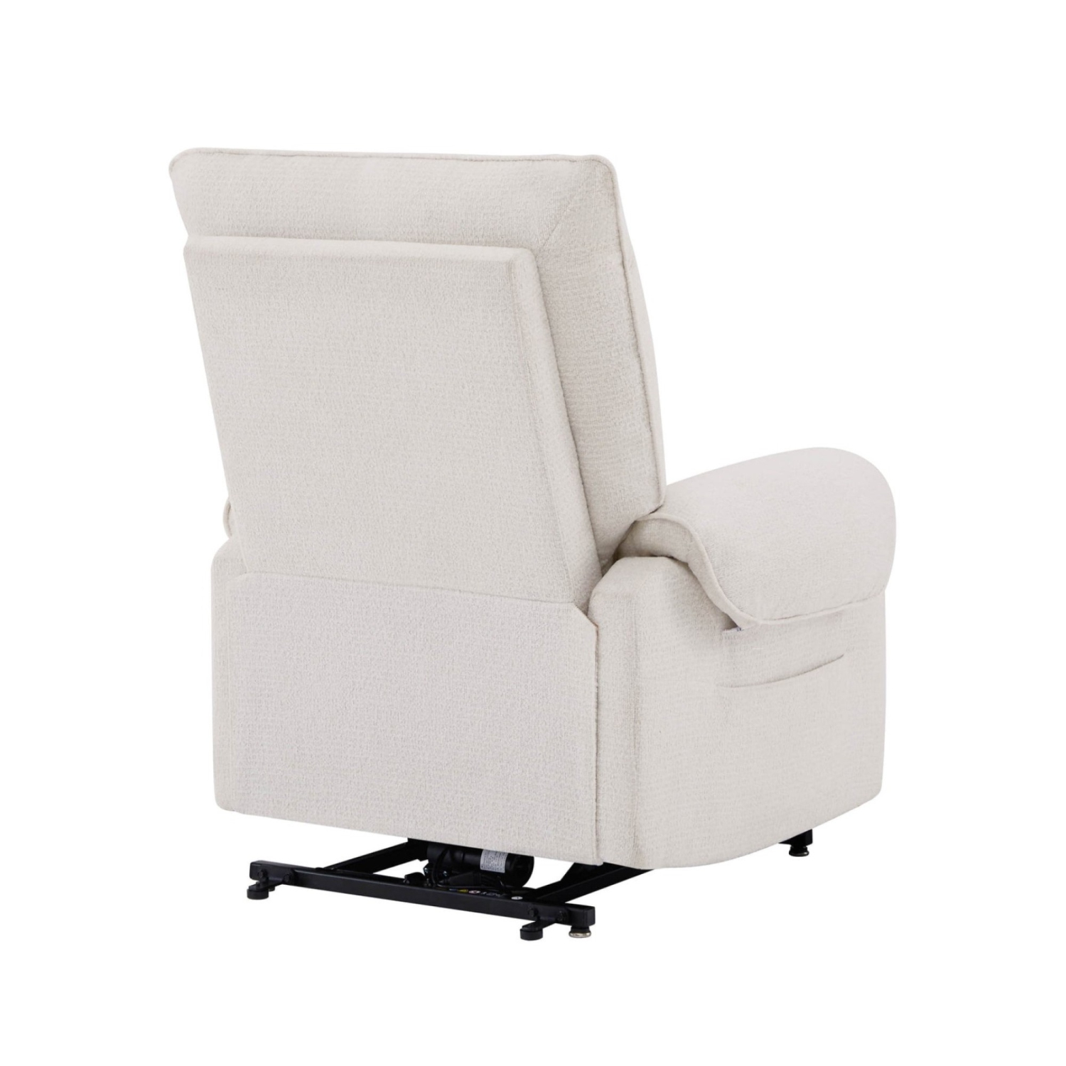 Valencia – Fauteuil inclinable électrique en tissu Performance Xander, beige