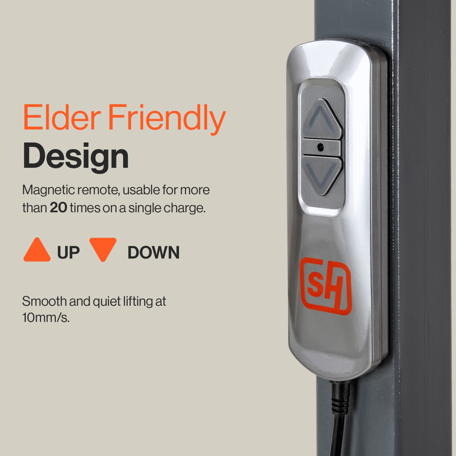 SuperHandy GoRise Electric Floor to Stand Lift