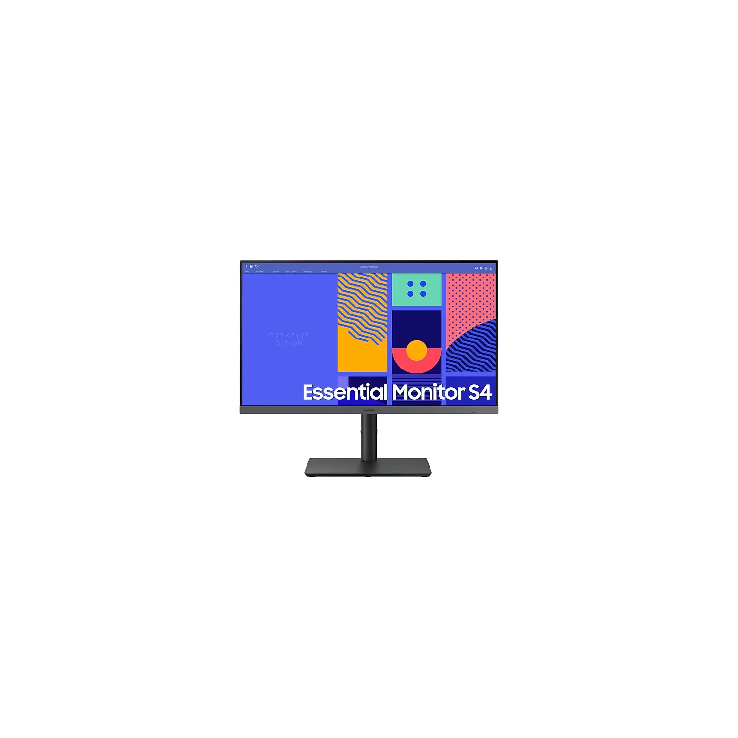 Brand_New – Samsung 24" S4 Essential FHD IPS Monitor with High Adjustment LS24C432GANXZA