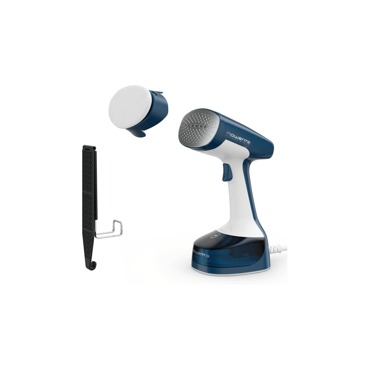 Rowenta X-Cel Easy Steam Handheld Steamer 1400W – 15 Sec Heat-Up, 142g Capacity, Portable Garment Steamer, Travel Essential – Blue