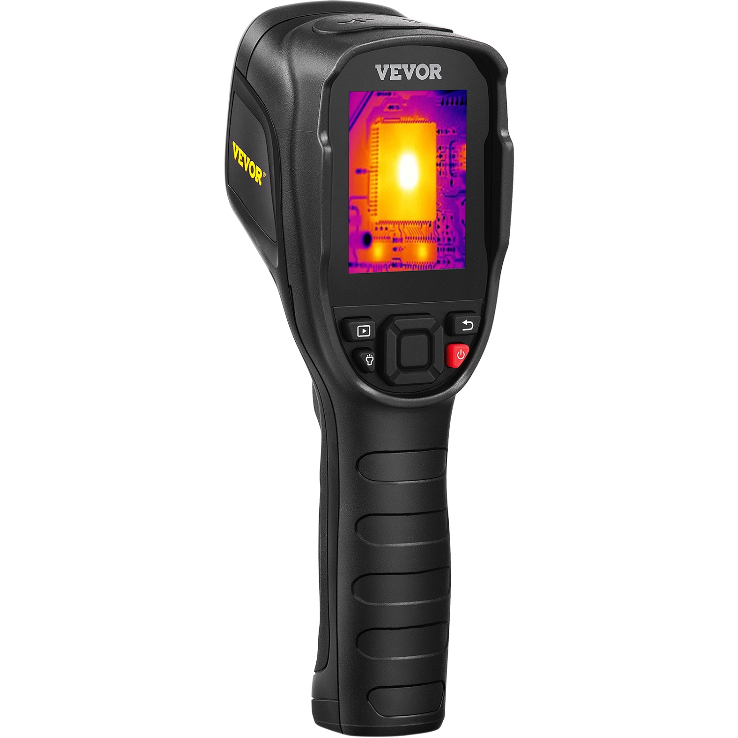 VEVOR 320 x 240 Pixels Thermal Imaging Camera, 25Hz Refresh Rate Infrared Camera with -4 to 752°F Temperature Range, 32G Built-in SD Card, and