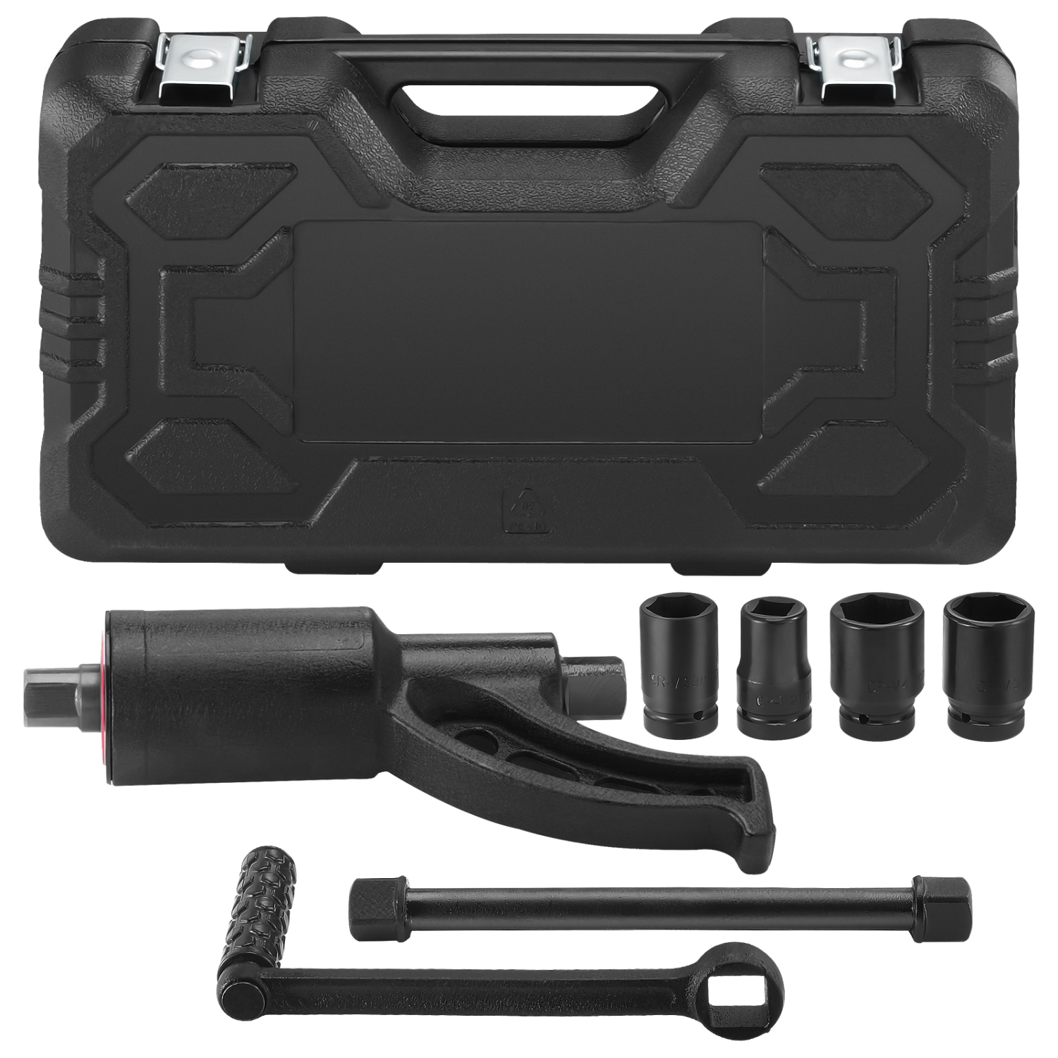 VEVOR 1 Inch Torque Multiplier, Heavy Duty Torque Multiplier Wrench Set, Drive Lug Nut Wrench Torque Multiplier, 1:58 4800N.m Lug Nut Remover, with 4