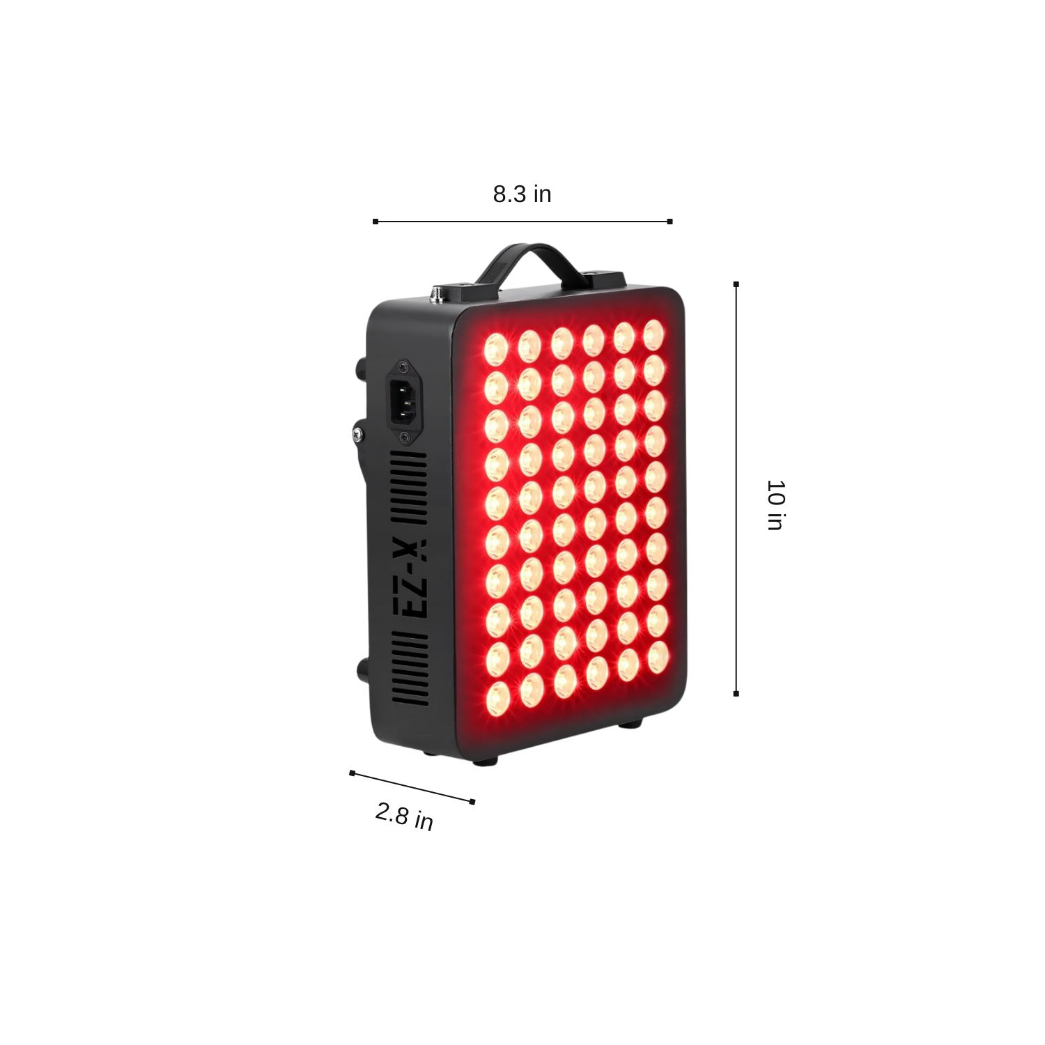 EZ-X Premium Red Light Therapy Panel - High Performance Red & Infrared Light Therapy - Extra Power 300W - 660nm 850nm - Dual Chips LEDs - Full Body