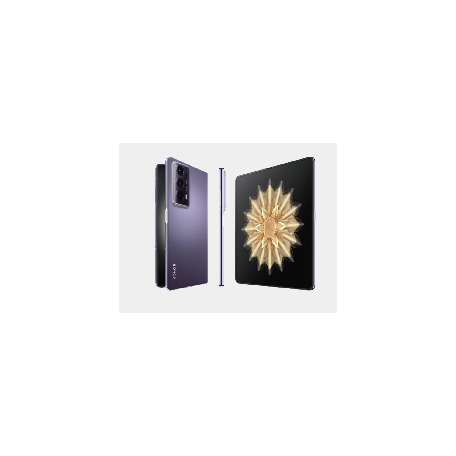 Honor Magic V2 Standard Edition 5G Dual SIM 512GB ROM 16GB RAM GSM Unlocked - Purple