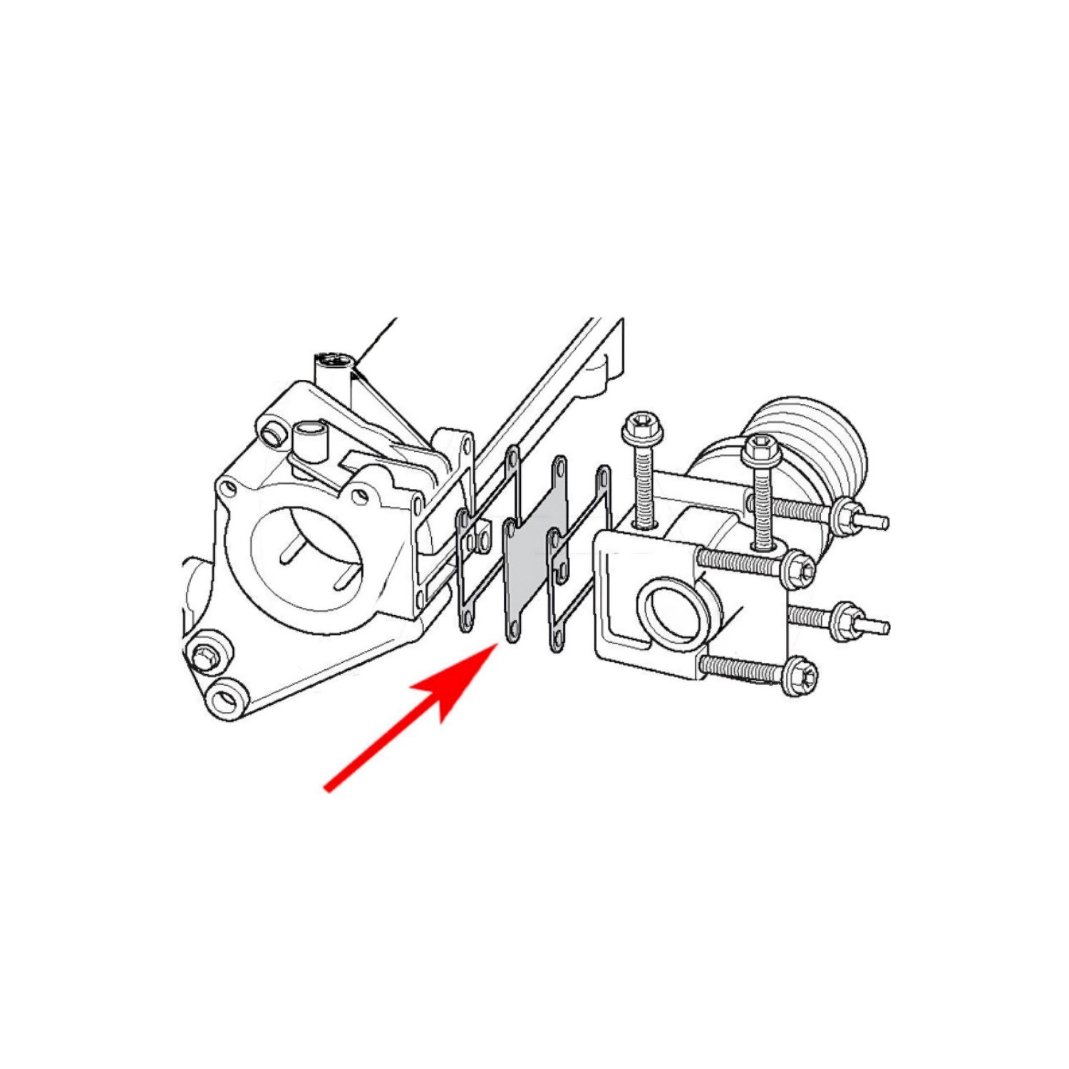 EGR Gaskets Repair for Fiat Alfa Romeo1.9 JTD 16V Opel 1.9 CDTI SAAB 1.9 TiD