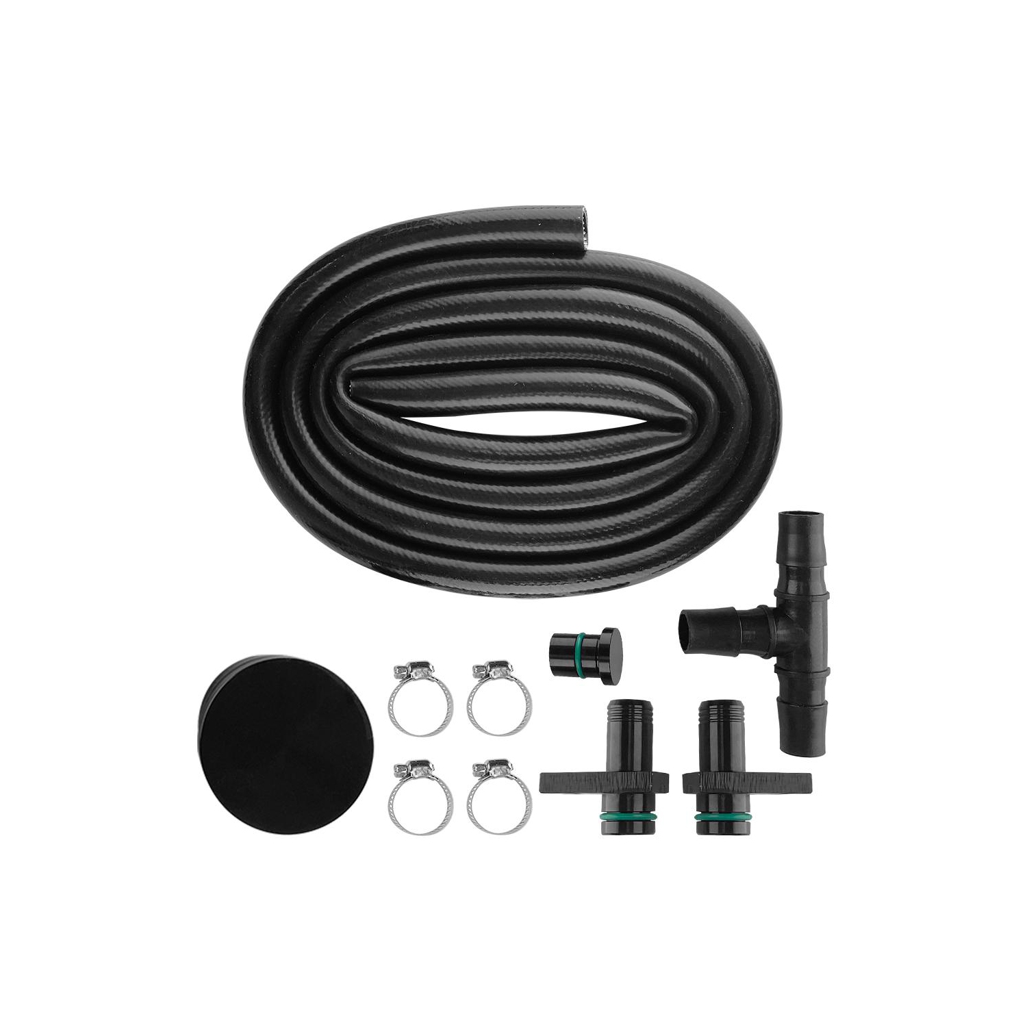 Turbo Piping Kit CCV PCV Reroute Kit For 2004-2010 GMC Chevrolet 6.6L Duramax Diesel