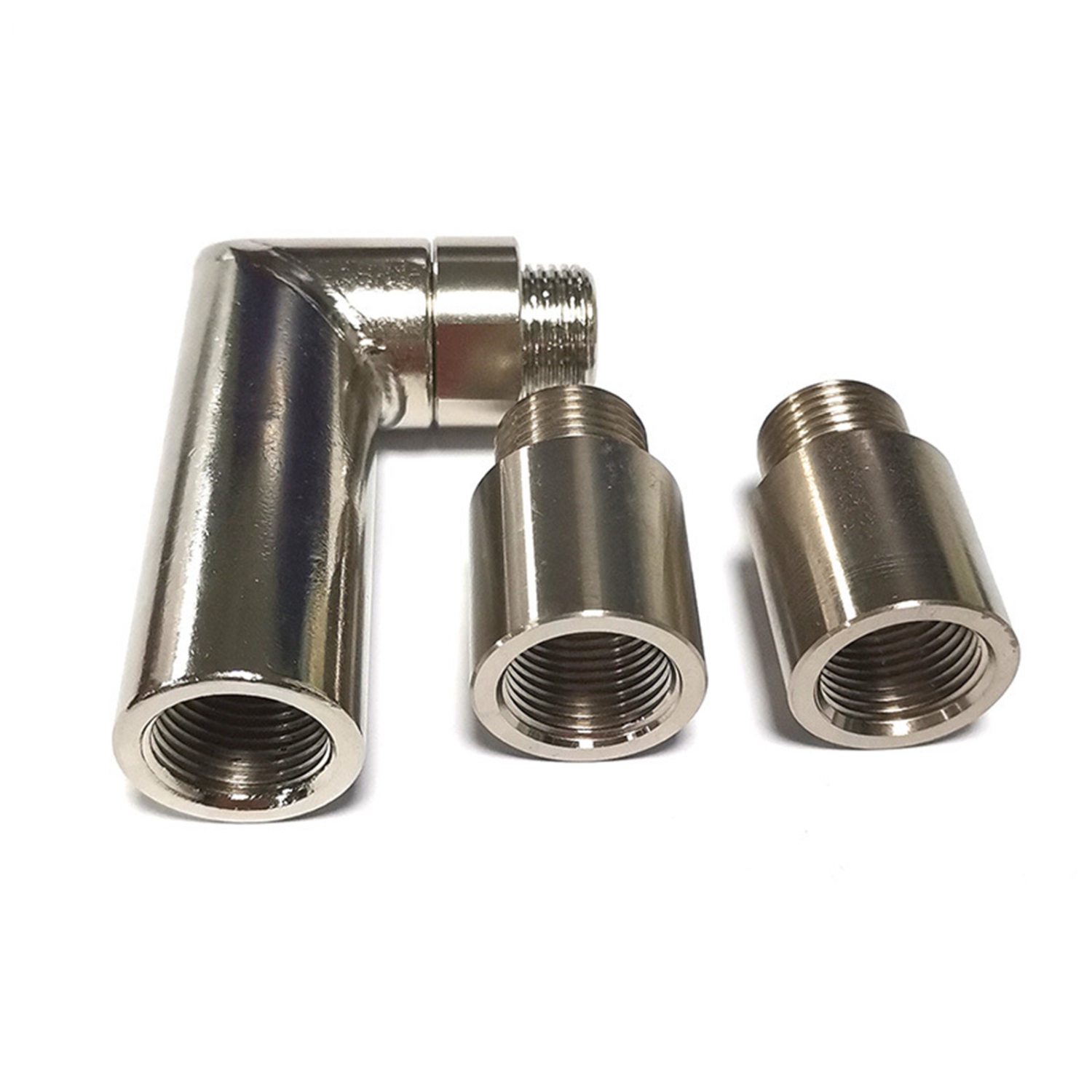 O2 Oxygen Spacer Sensor Angled Extender 90 Degrees 02 Bung Extension M18 X 1.5