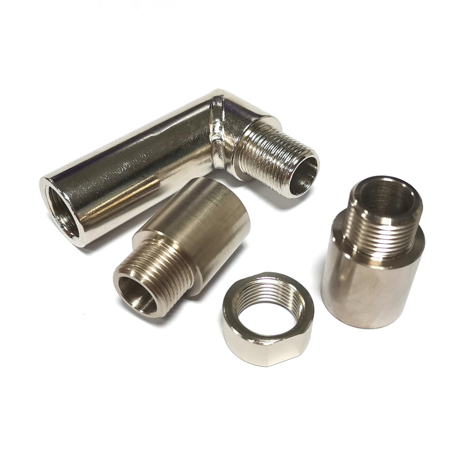 O2 Oxygen Spacer Sensor Angled Extender 90 Degrees 02 Bung Extension M18 X 1.5