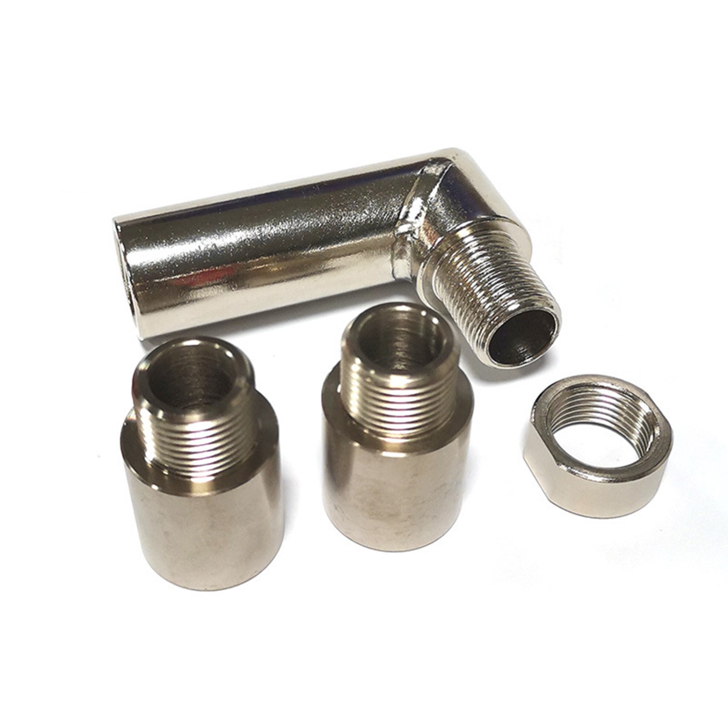 O2 Oxygen Spacer Sensor Angled Extender 90 Degrees 02 Bung Extension M18 X 1.5