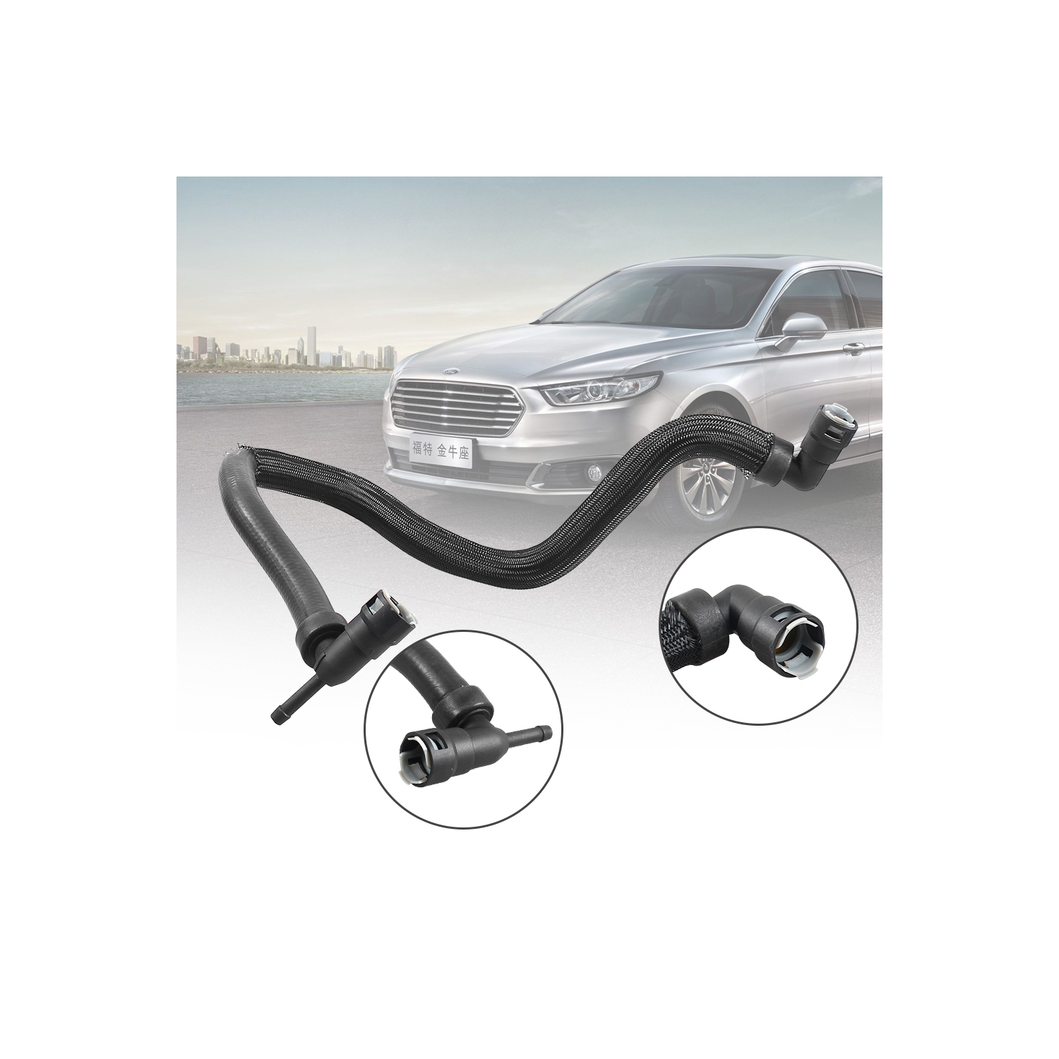 EGR Delete Pipe Heater Intake Hose for 2011-2023 Ford F250 F350 6.7L