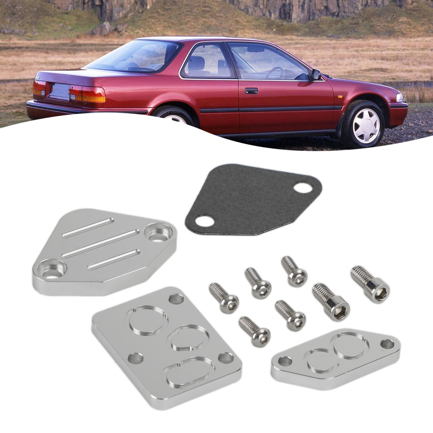 EGR Delete Block Off Plate Air Boost for Honda Accord Prelude VTEC 1990-1997