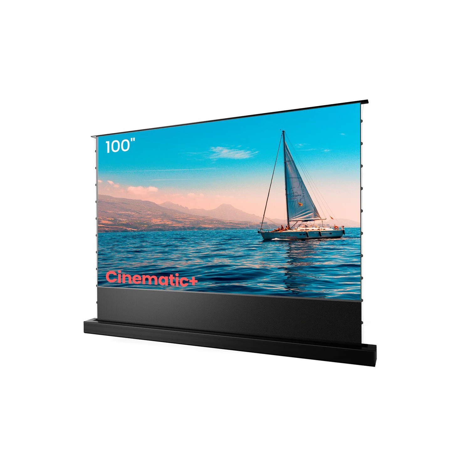 AWOL Vision – Écran de projection ALR motorisé de 100&nbsp;po à très courte distance de projection ALR-F210C, 4K/8K 3D