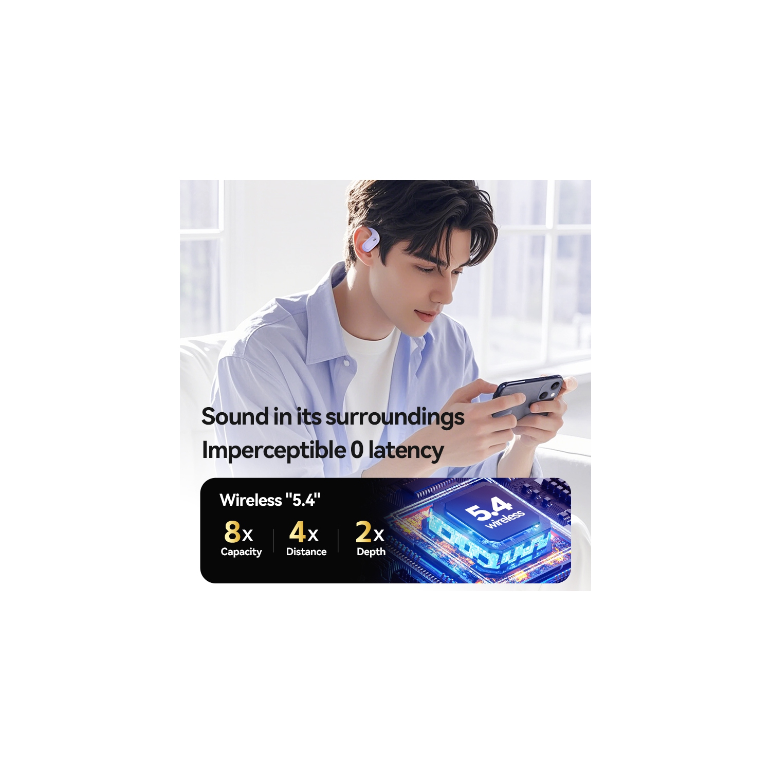 Casque de traduction M112 Smart translation crochet à oreille ouverte Bluetooth 3 en 1 sans fil Bluetooth dispositif de traduction multilingue