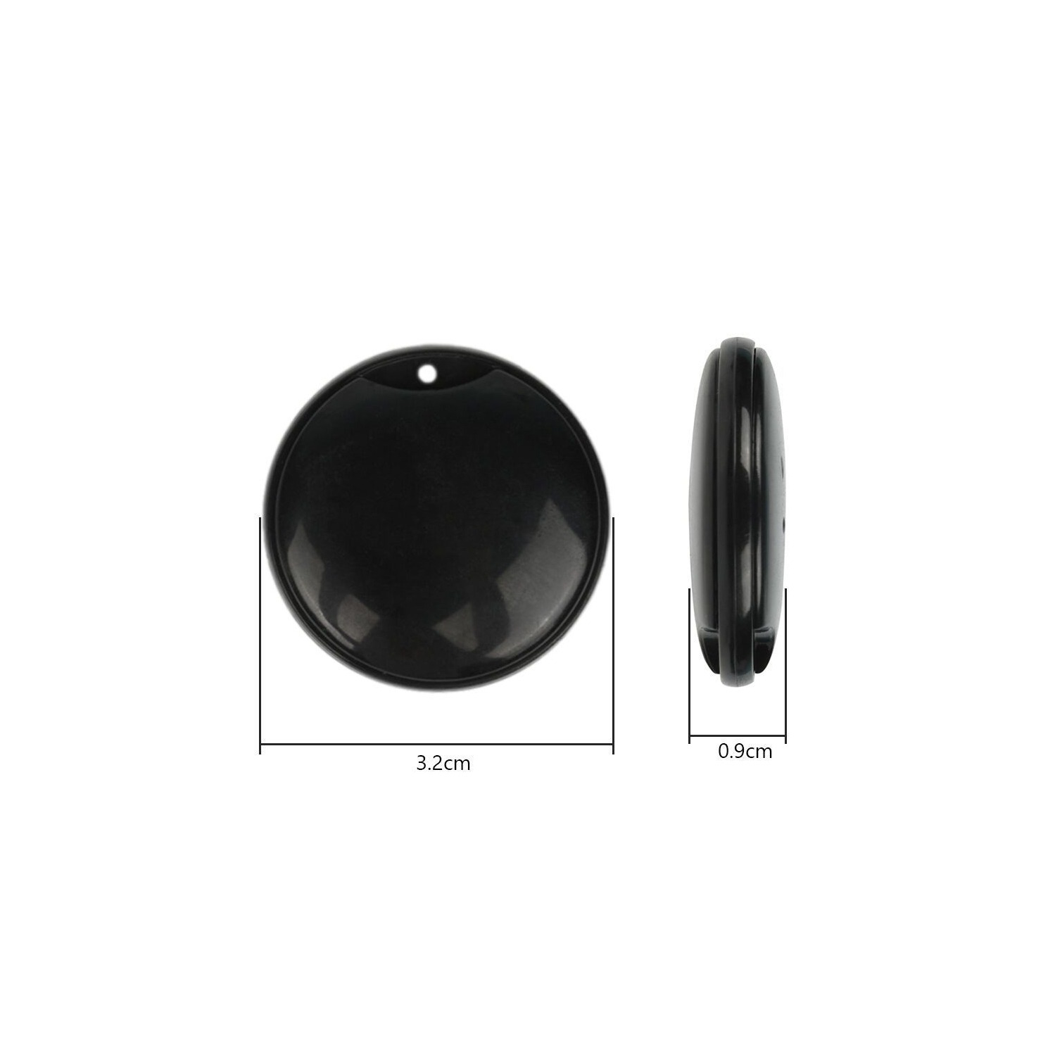New pet locator tracker, Aitag anti-lost locator, global positioning elderly and children anti-lost artifact positioning - black