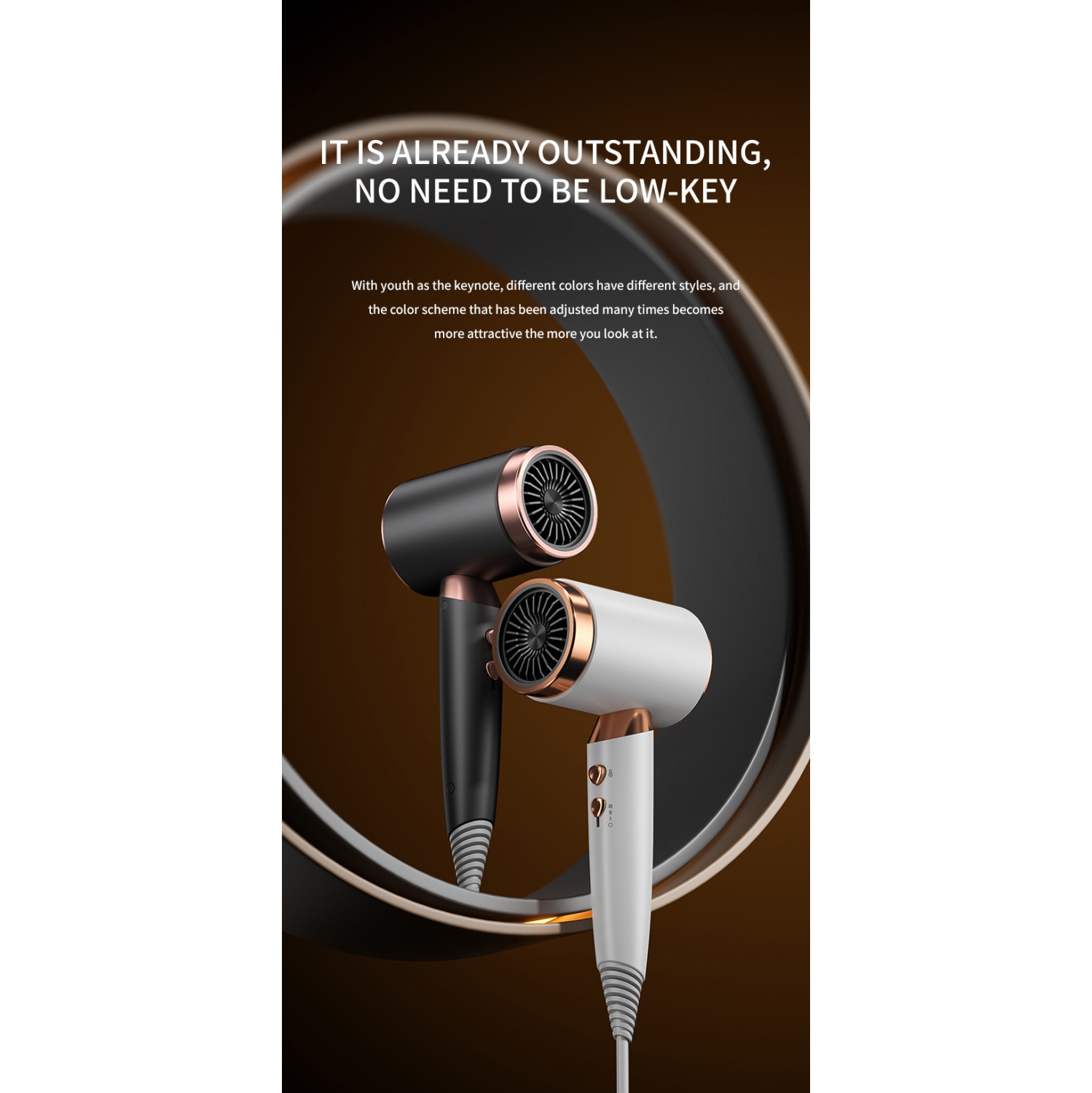 Sèche-cheveux domestique ionique négatif sèche-cheveux, soins capillaires haute puissance, sèche-cheveux haute vitesse séchoir à cheveux fort,