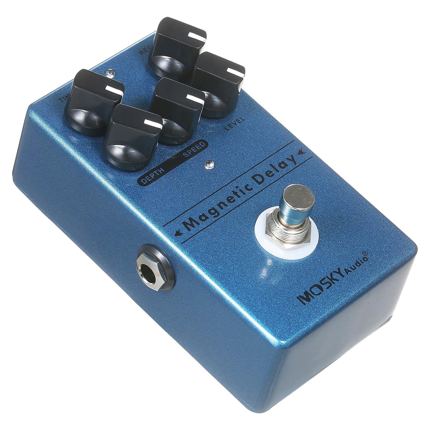 Guitar Delay Effects | 40-600ms adjustable | Modulation Depth Control | Tape Simulation | Full Metal Body