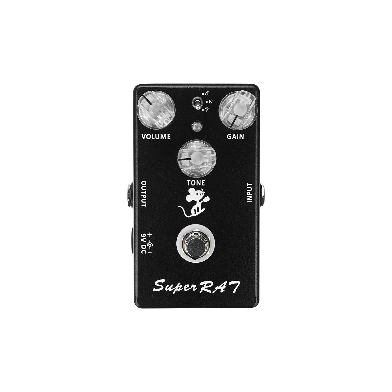 SUPER RAT three-mode distortion effects pedal | Classic RAT upgrade | Distortion/excitation/preamplifier three-in-one | Portable design