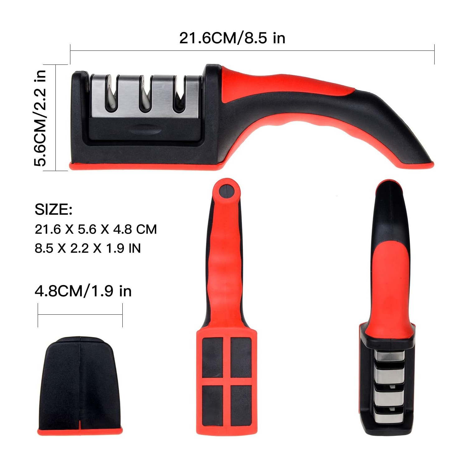 Affûteur de couteaux domestique multifonction, couteau rapide et ciseaux, pierre d'affûtage, affûteur en acier inoxydable au tungstène, outil de